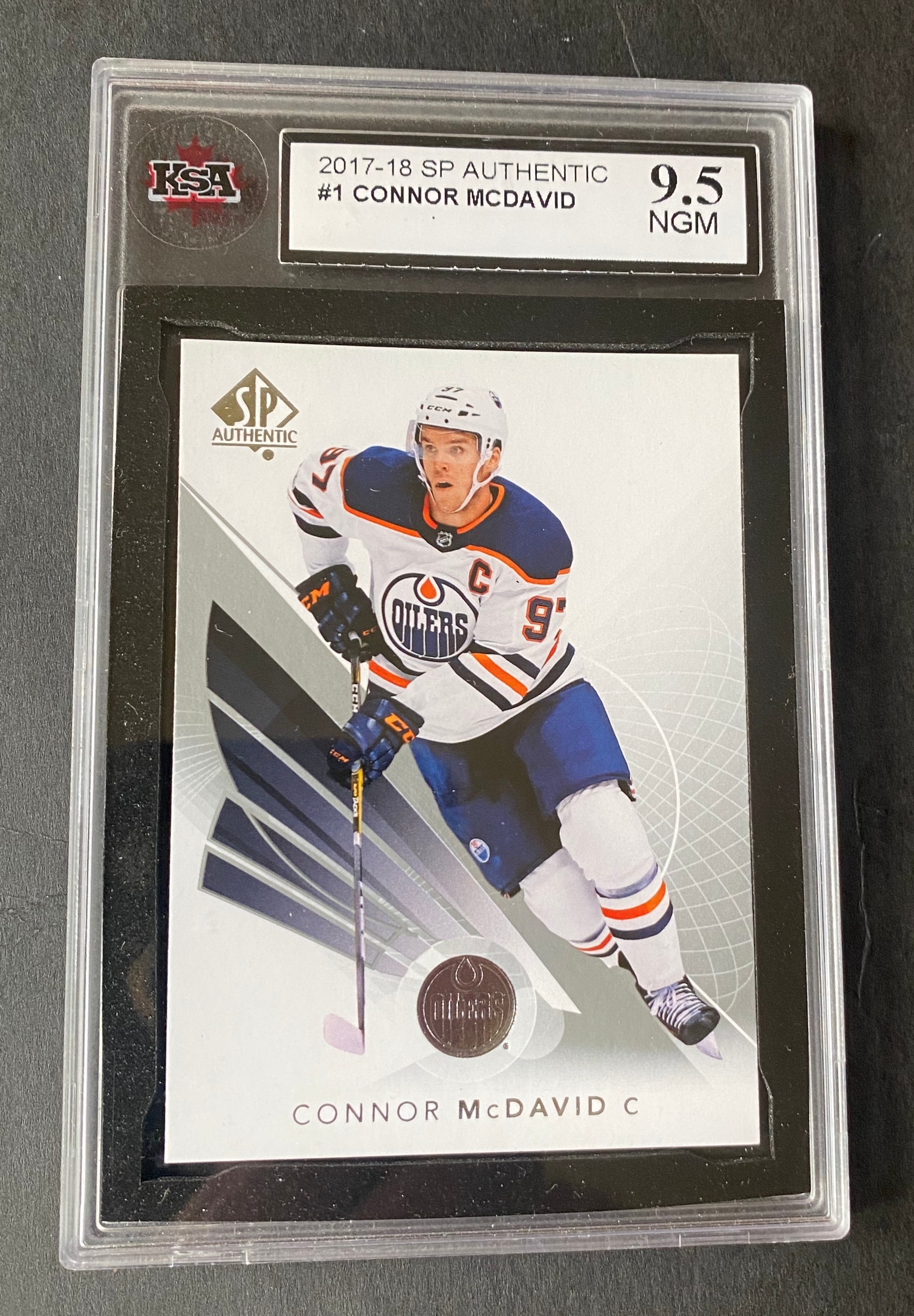 2017 Edmonton Oilers Connor Mcdavid #1 KSA 9.5