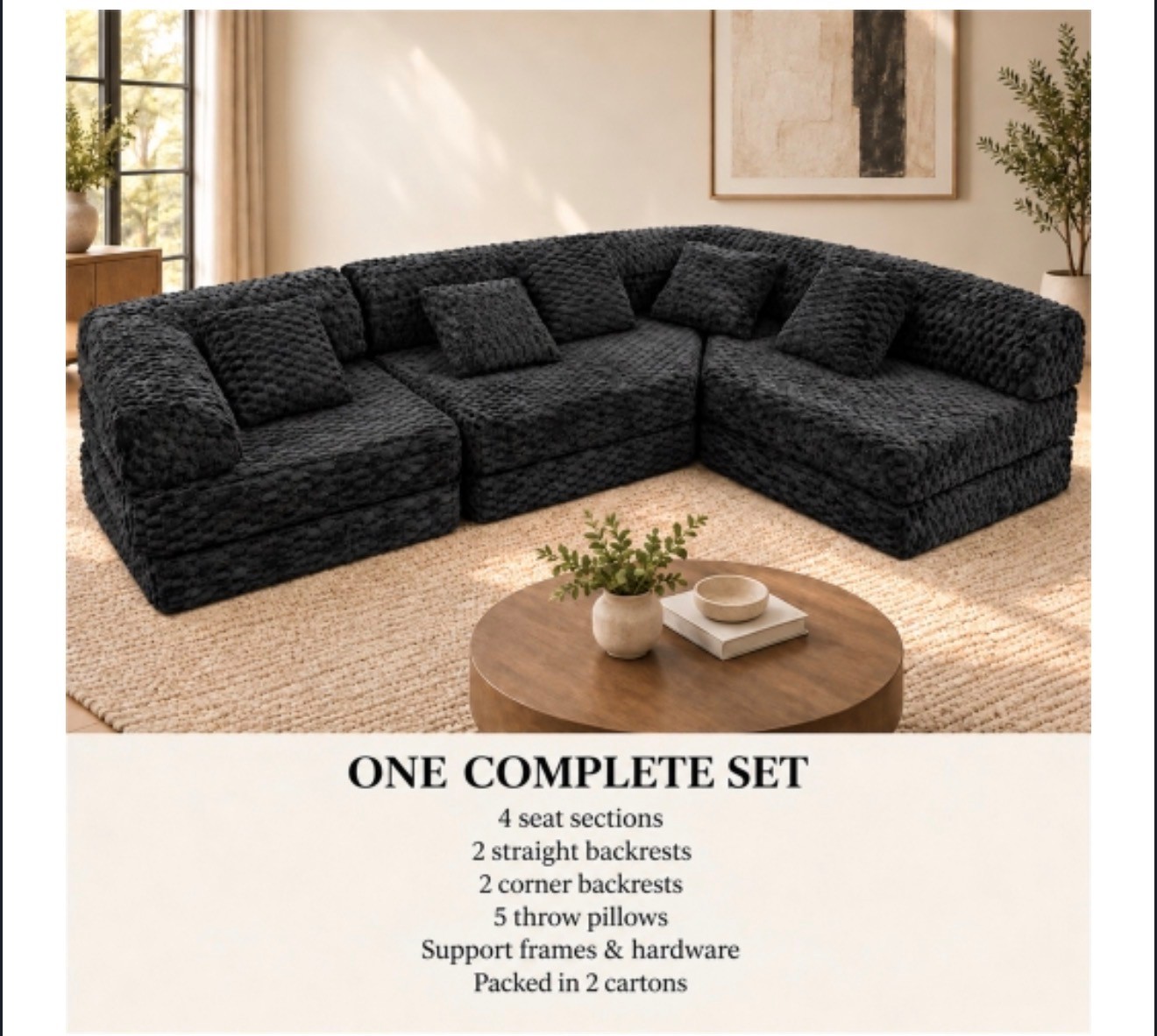 Brand new Modular Floor Sofa only $698