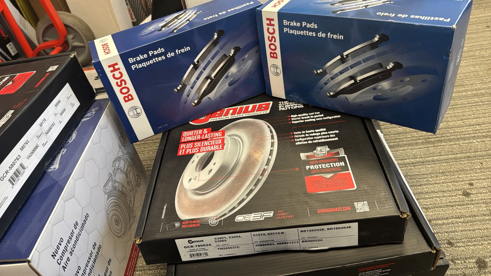 Bosch Brake Pads and Genius Brake Rotors