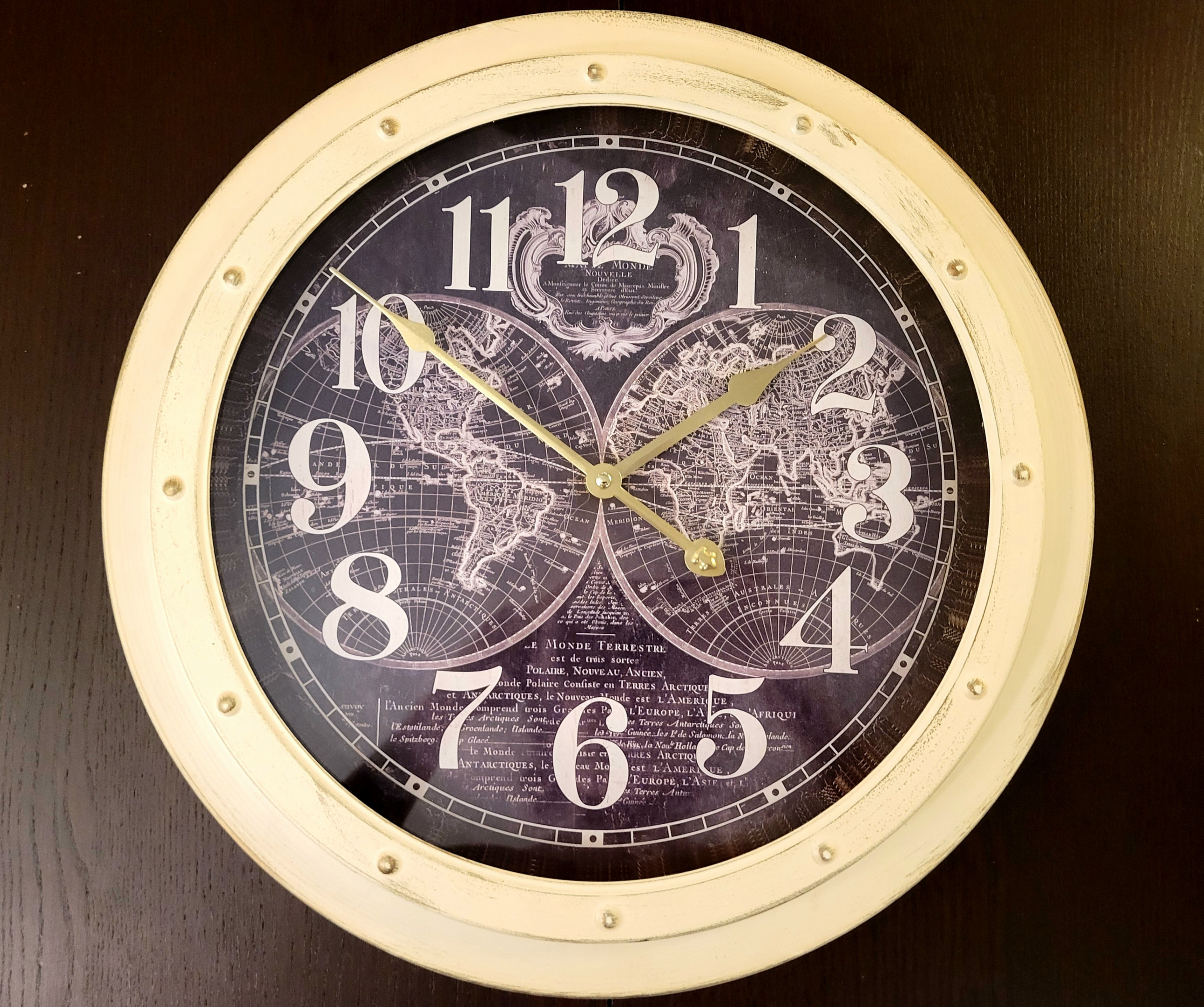 Large Vintage Wall Clock - photo 2