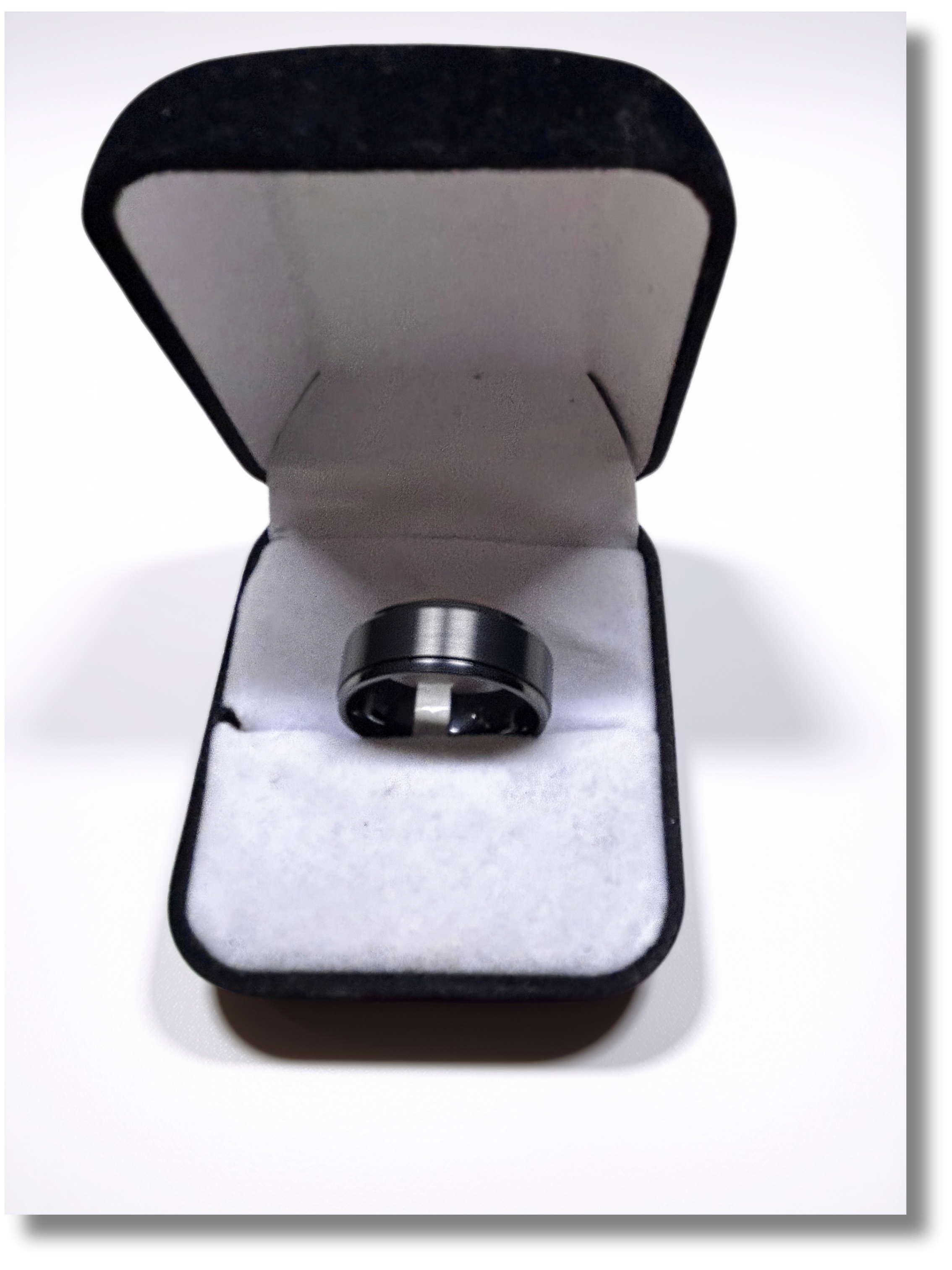 Mens Black Tungsten Ring NWT 9 10 11 12 13 14 NEW