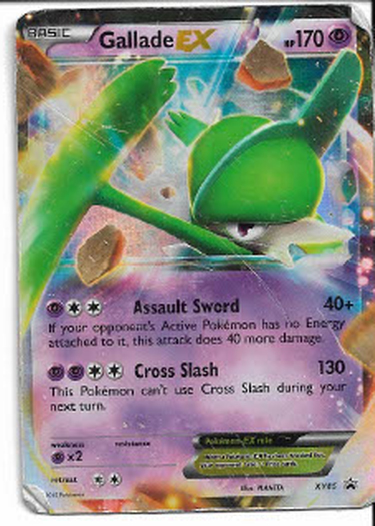 Pokemon Gallade-EX XY45 XY Promo Holo DMG