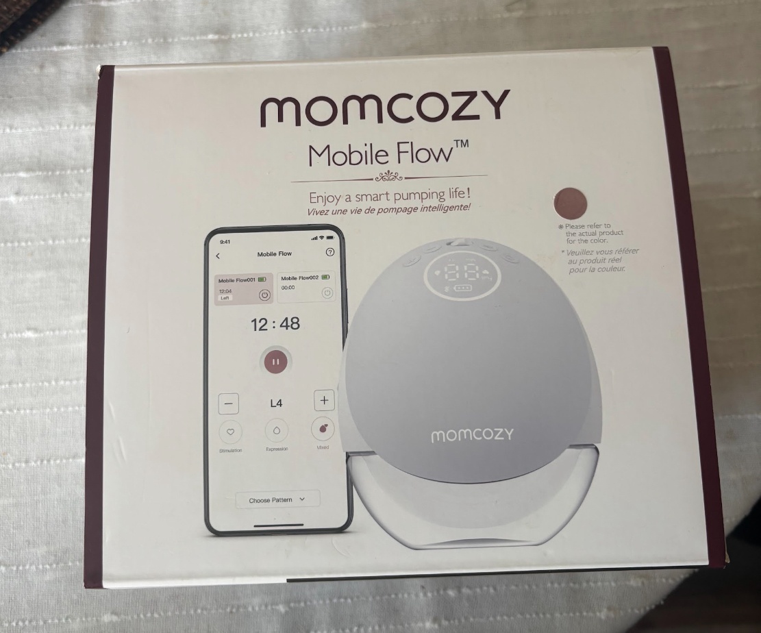 Momcozy M6 Hands-Free Wearable Breast Pump ( Cozy, Red)