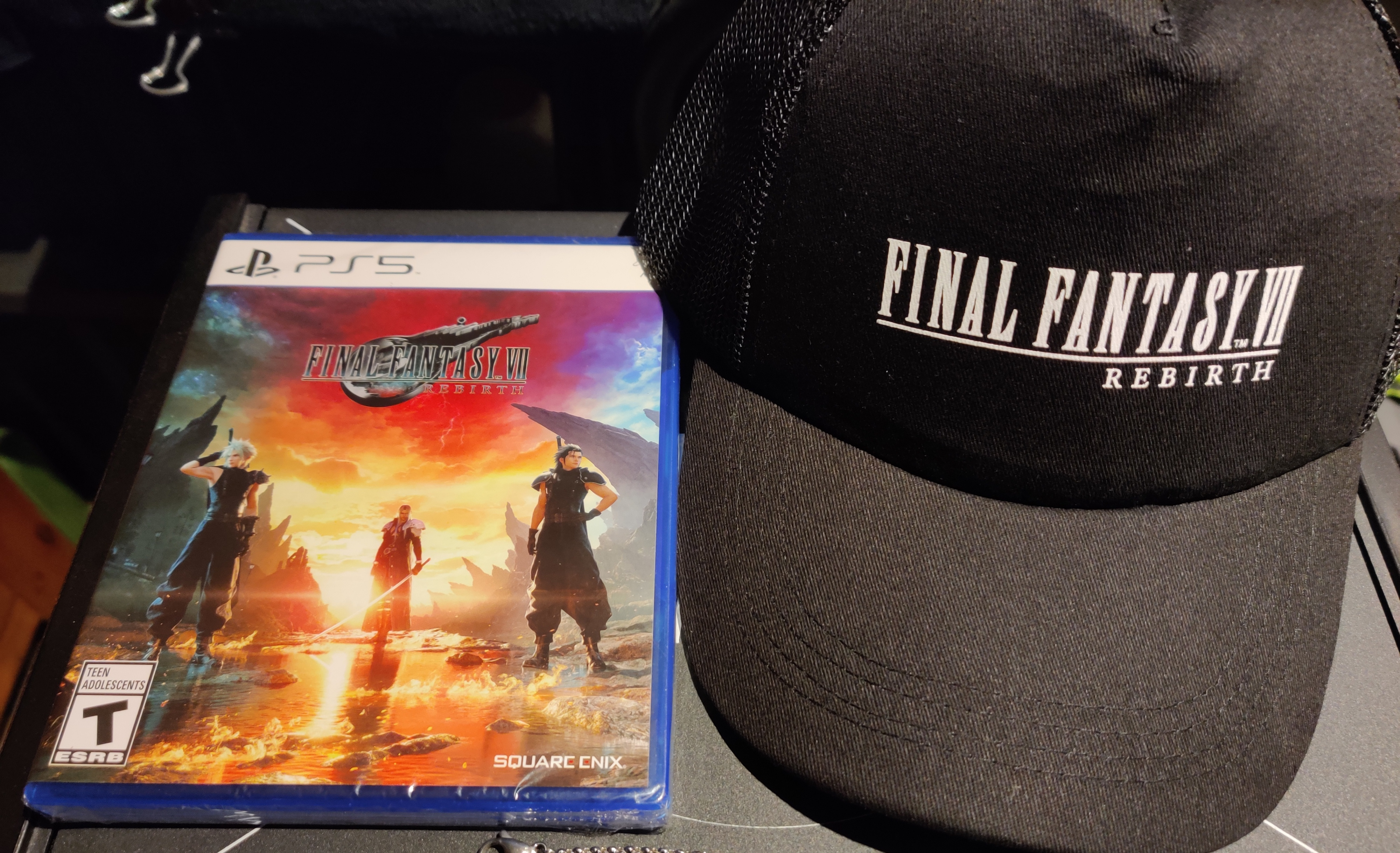 PS5 - Brand NEW - Final Fantasy 7 Rebirth + Promo Hat