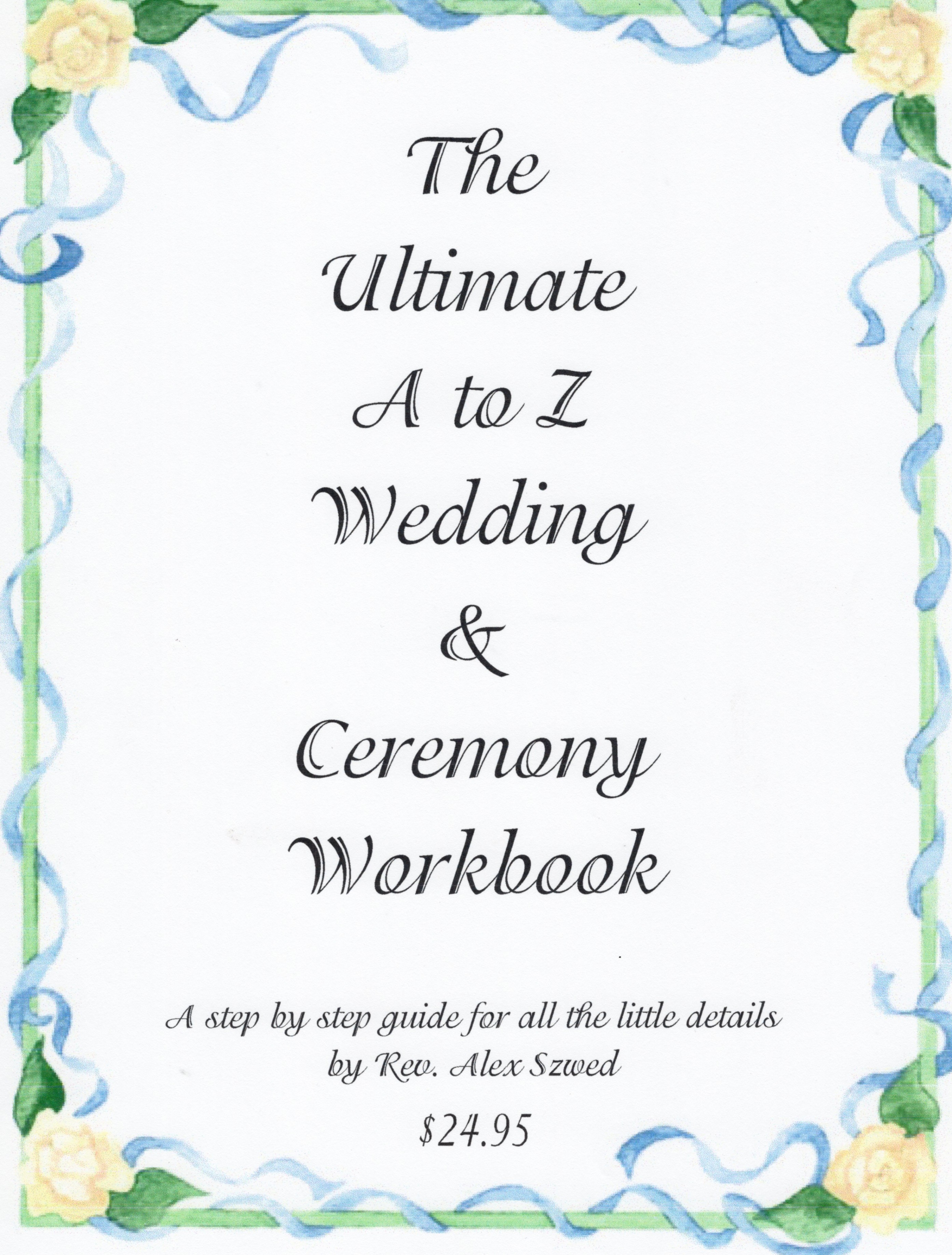 Wedding planner book