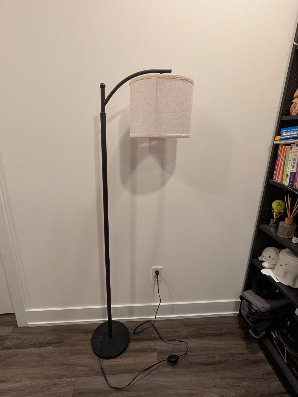 Modern Floor Lamp with Linen Shade - photo 2