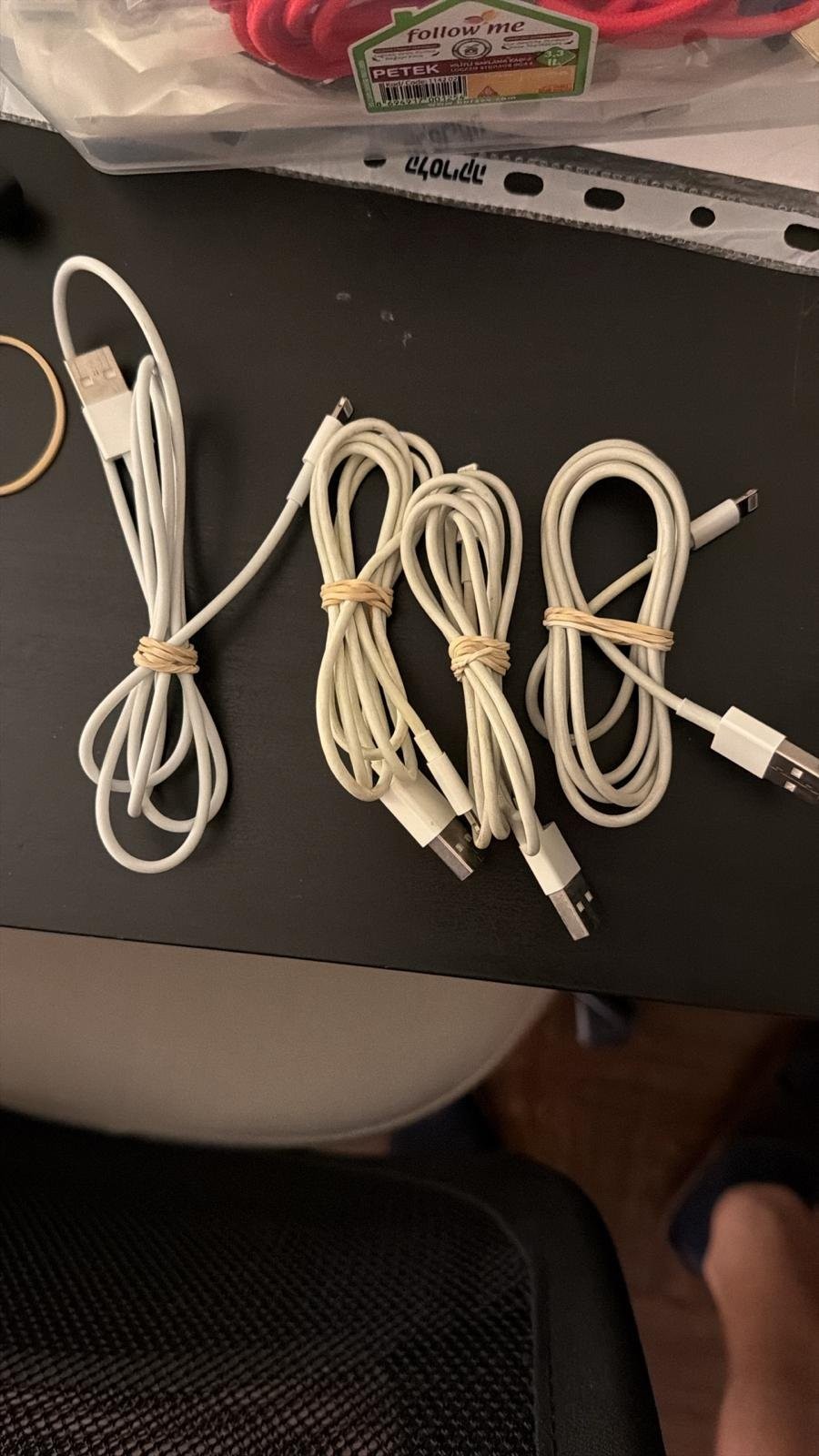 iPhone Lightning to USB Charging Cable – White, $5 Each