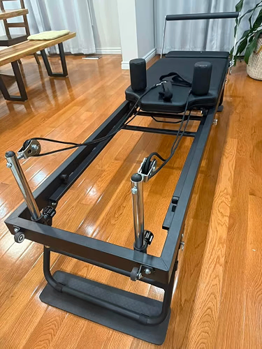 GYMAX Pilates Reformer Machine 660LBS Foldable Home Gym - photo 3