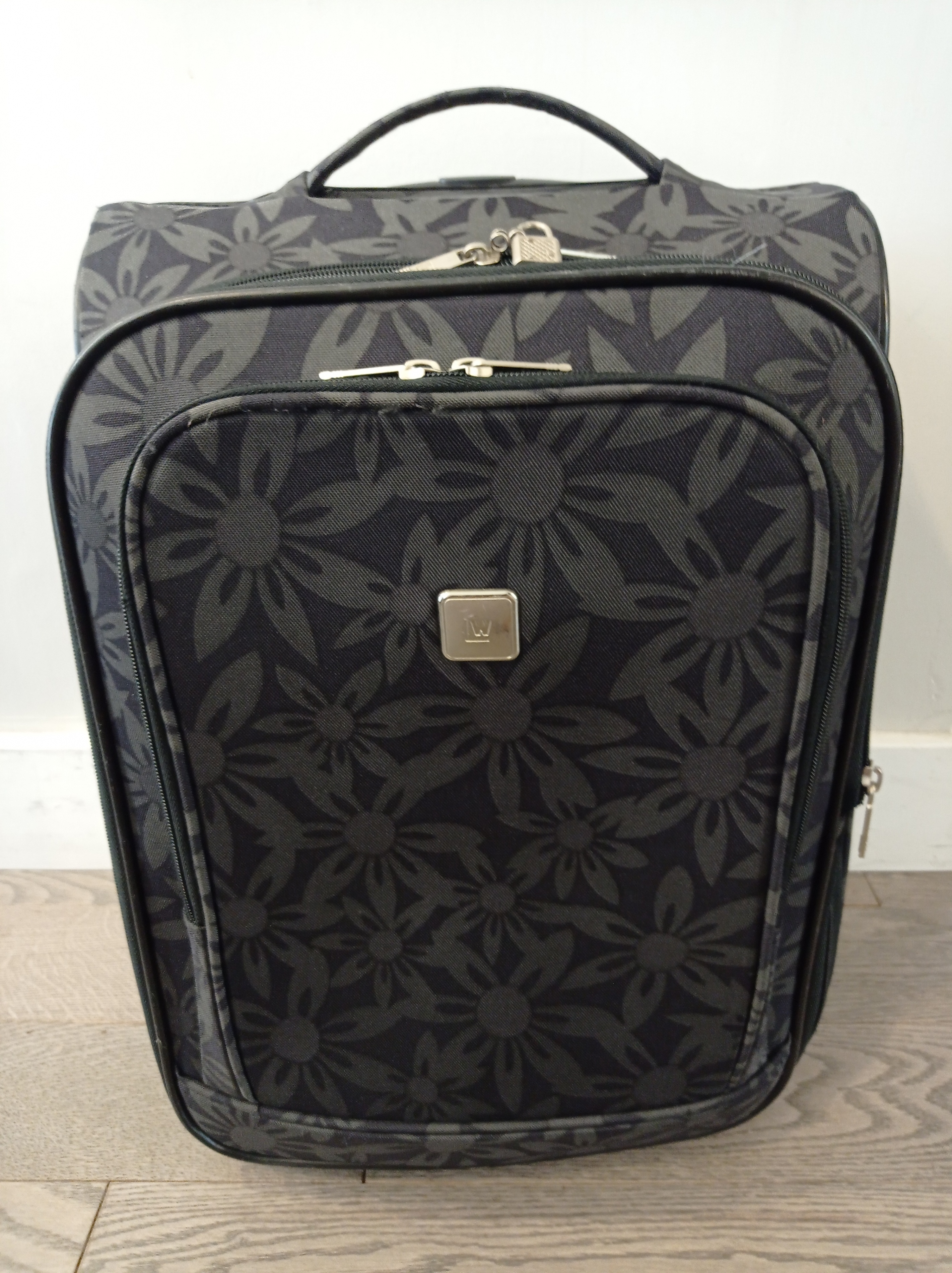 Wilsons Leather Rolling Carry-On Suitcase