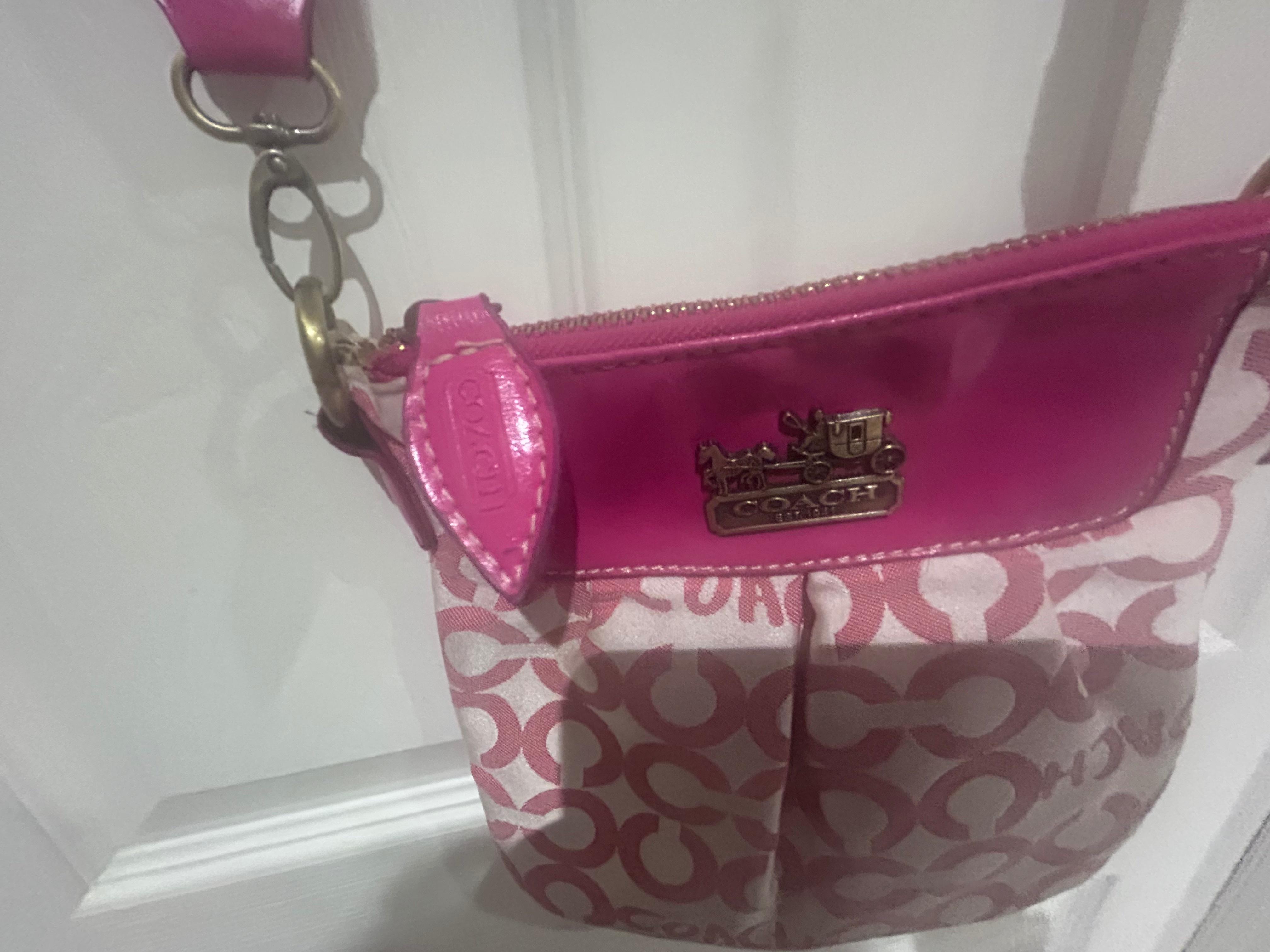 Vintage Coach Madison Signature OP Art Small Crossbody Swingpack - photo 5