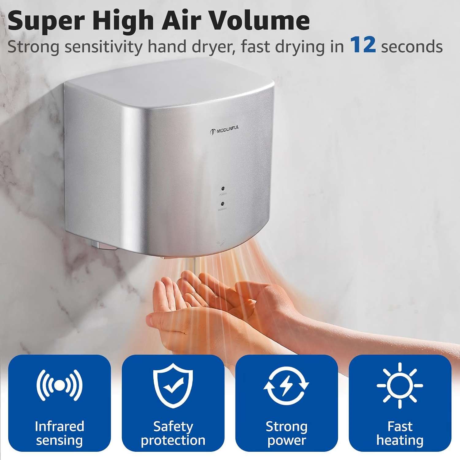 New Commercial Hand Dryers for Bathroom For Sale - photo 4