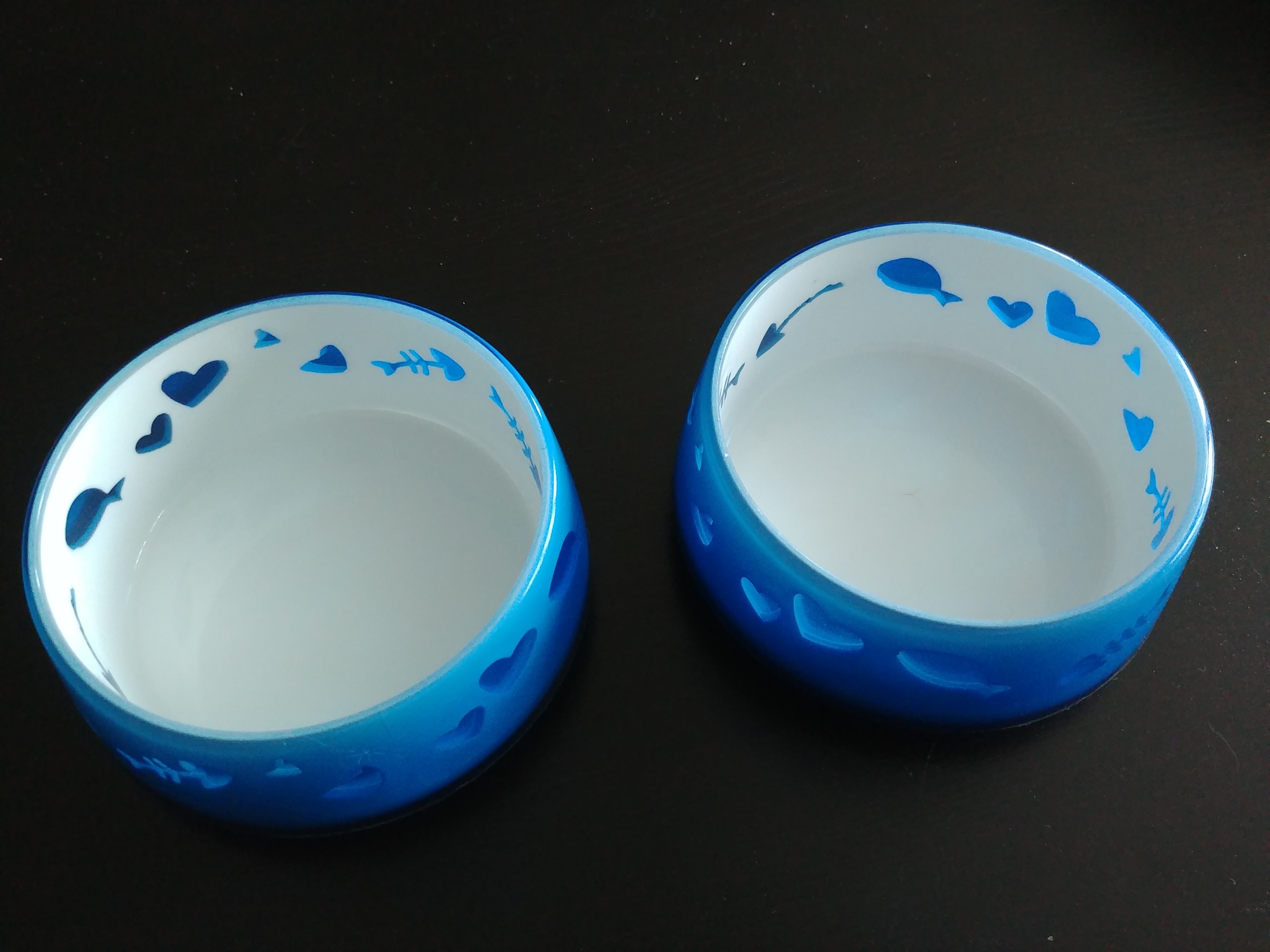 Set of Cat Bowls, Clean ,Good Condition - photo 2