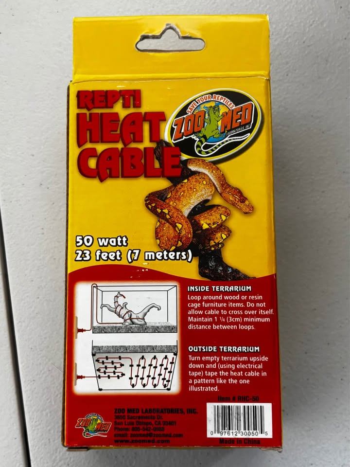 Zoo Med 50 Watt Repti Reptile Heat Cable - photo 2
