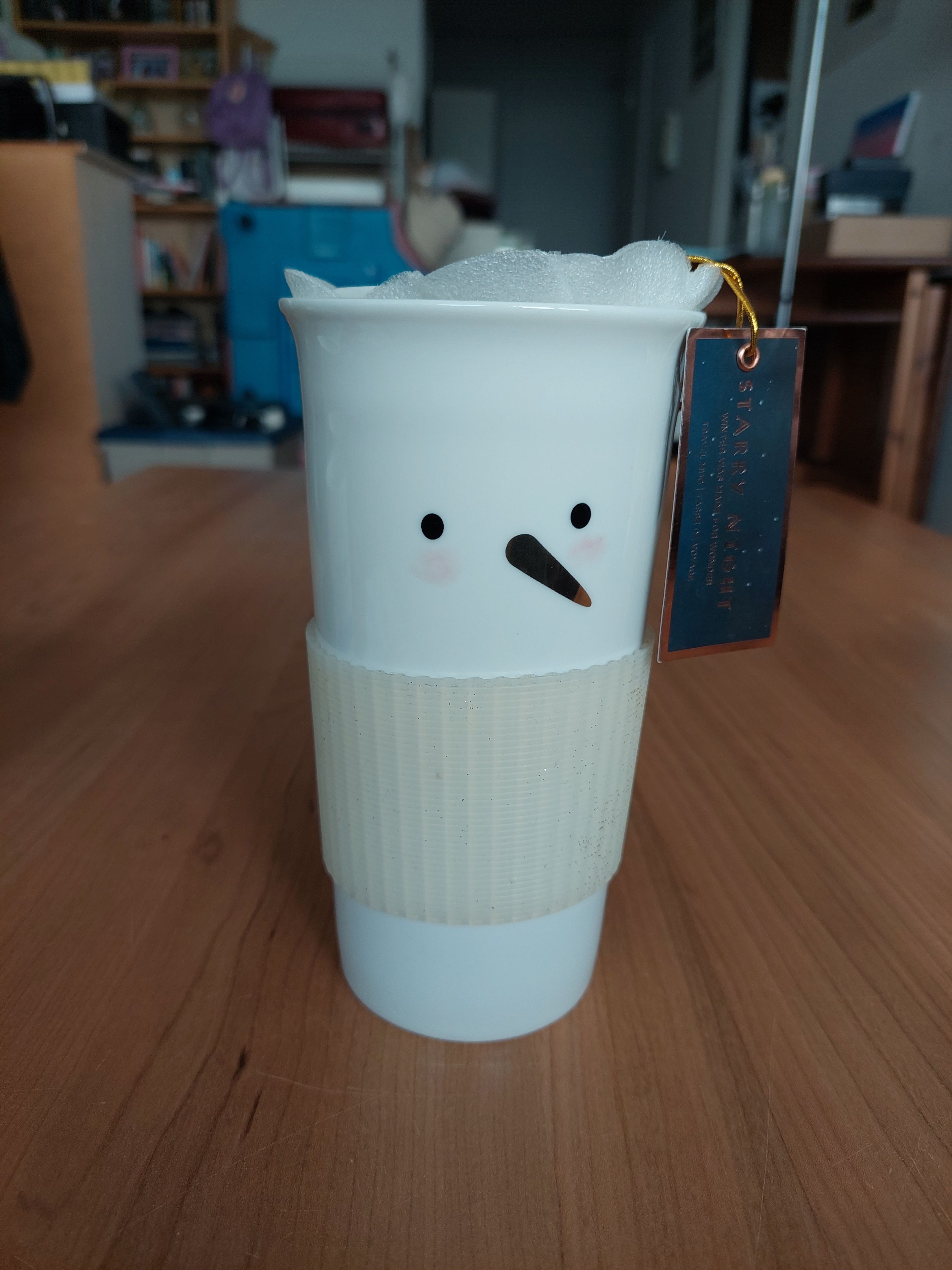 Christmas Cute Snowman Tall Travel Mug - photo 2