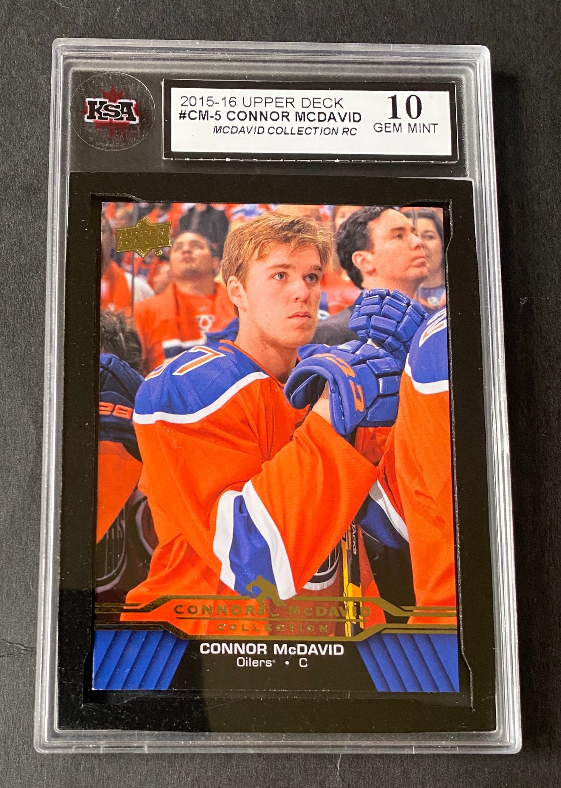 2015 Edmonton Oilers Connor Mcdavid Rookie #CM-5 KSA 10