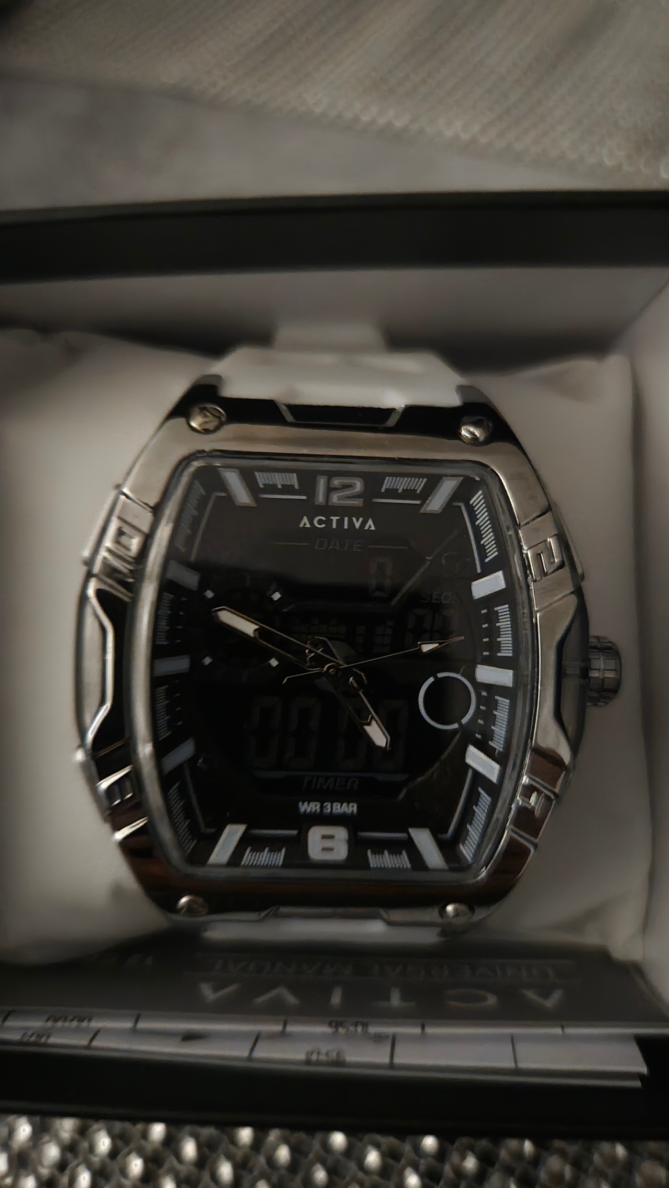 Activa Venzis X Invicta Digital Men's Watch - 50mm. White - photo 2
