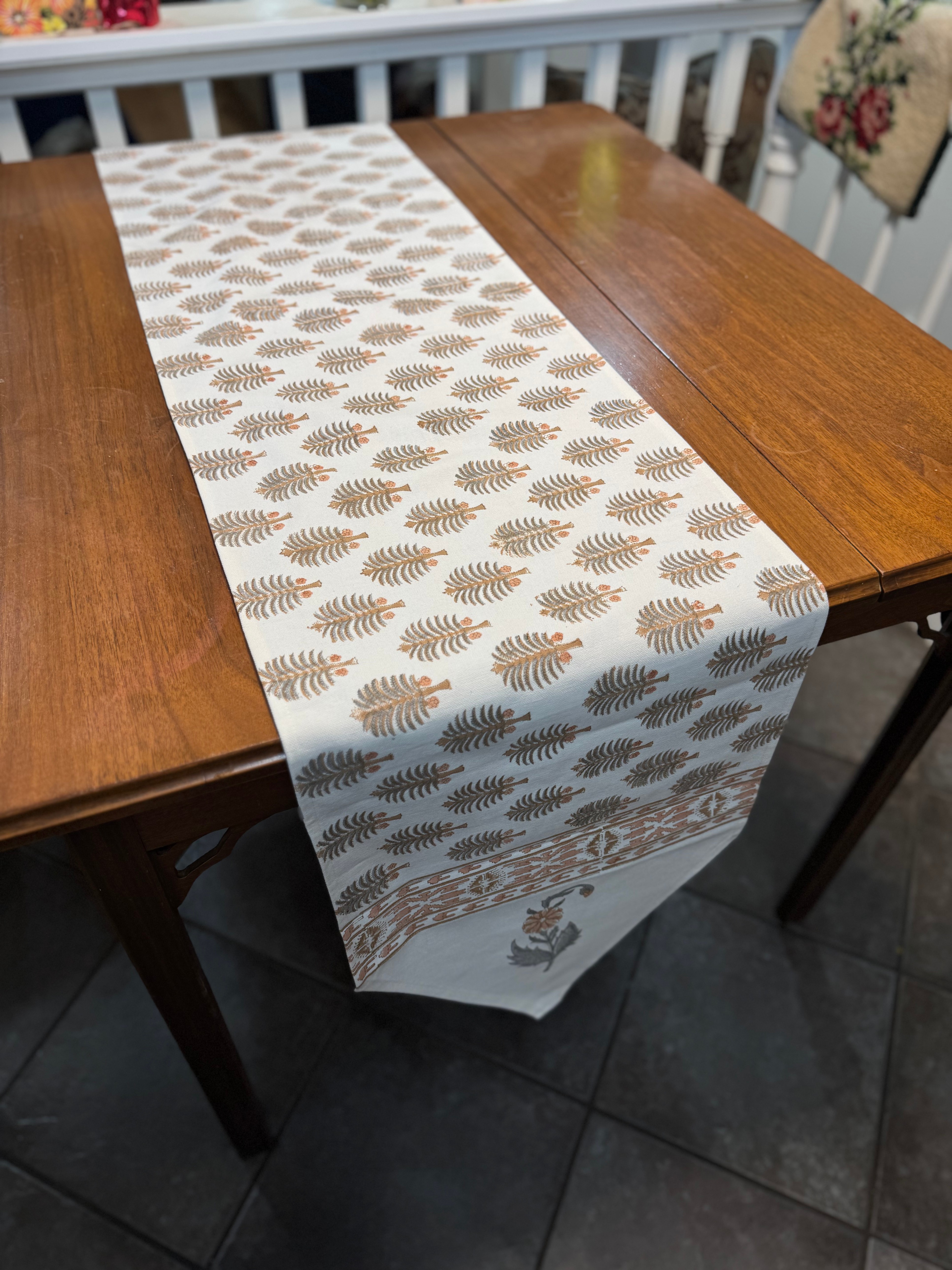 Brand New - Cotton Table Runner (14" x 72") - Steal Deal! - photo 3