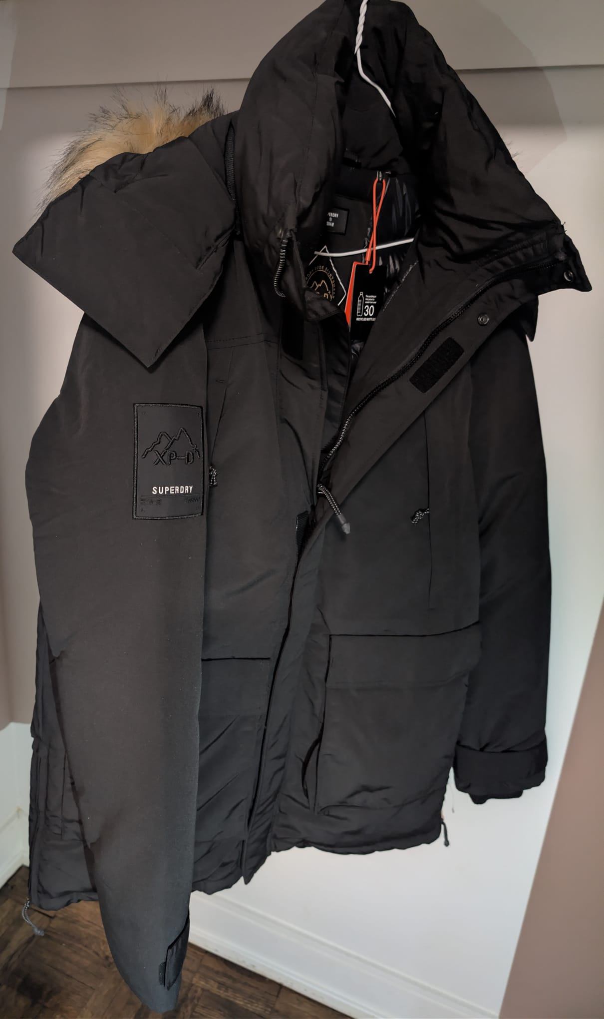 Brand New Superdry Men’s Winter Jacket – Never Worn – Size L – B - photo 4