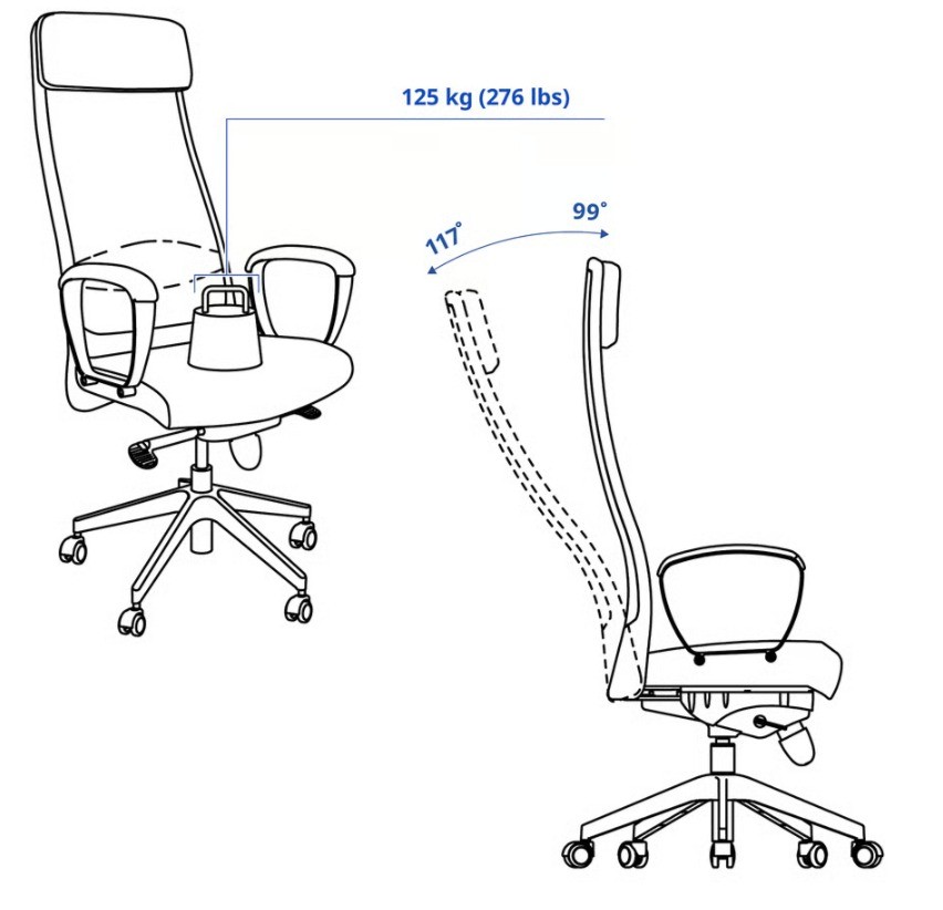 IKEA MARKUS Ergonomic Office Chair - photo 5