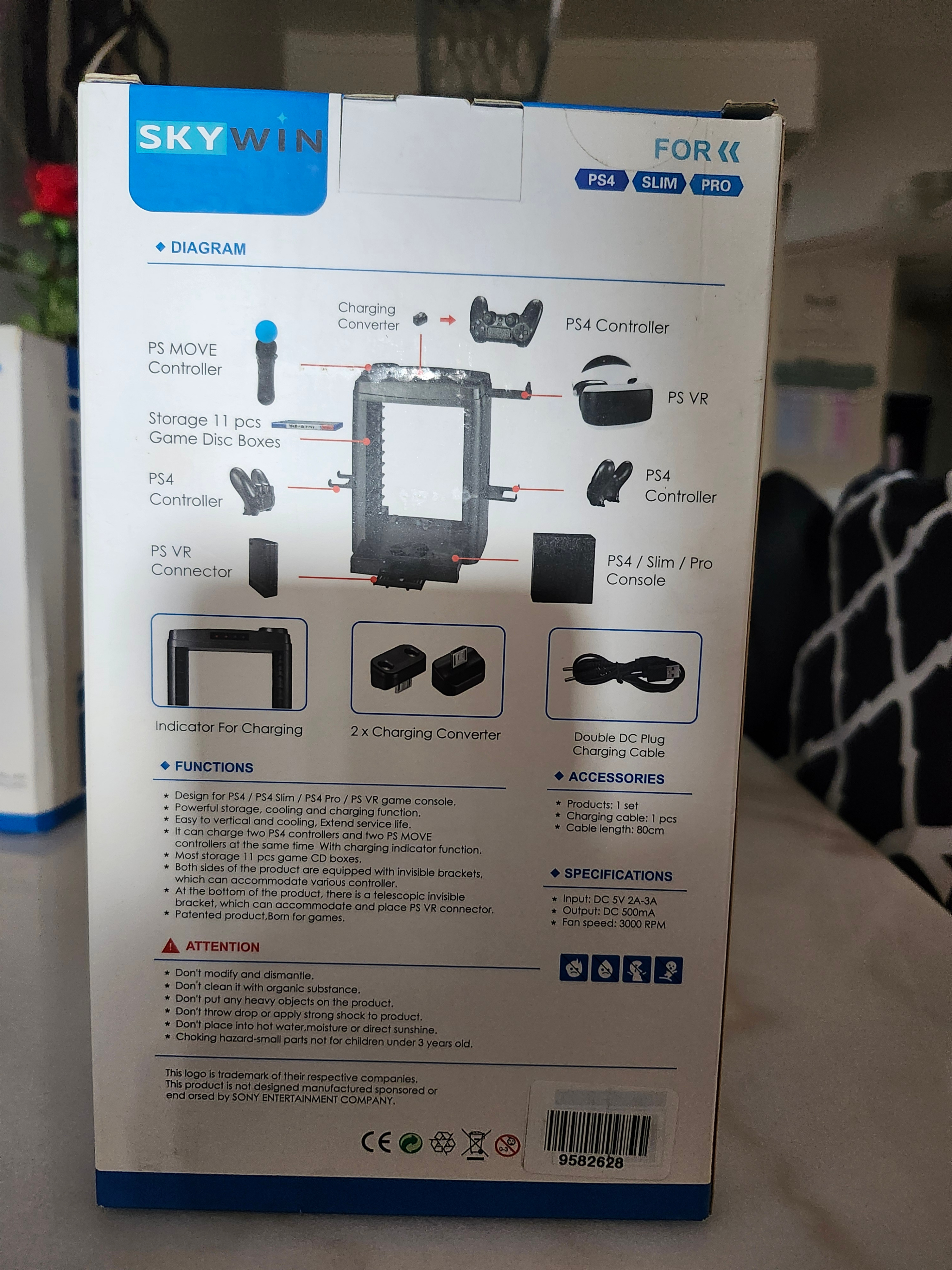 Skywin Multi-Function Charging Dock for PS4 - photo 2