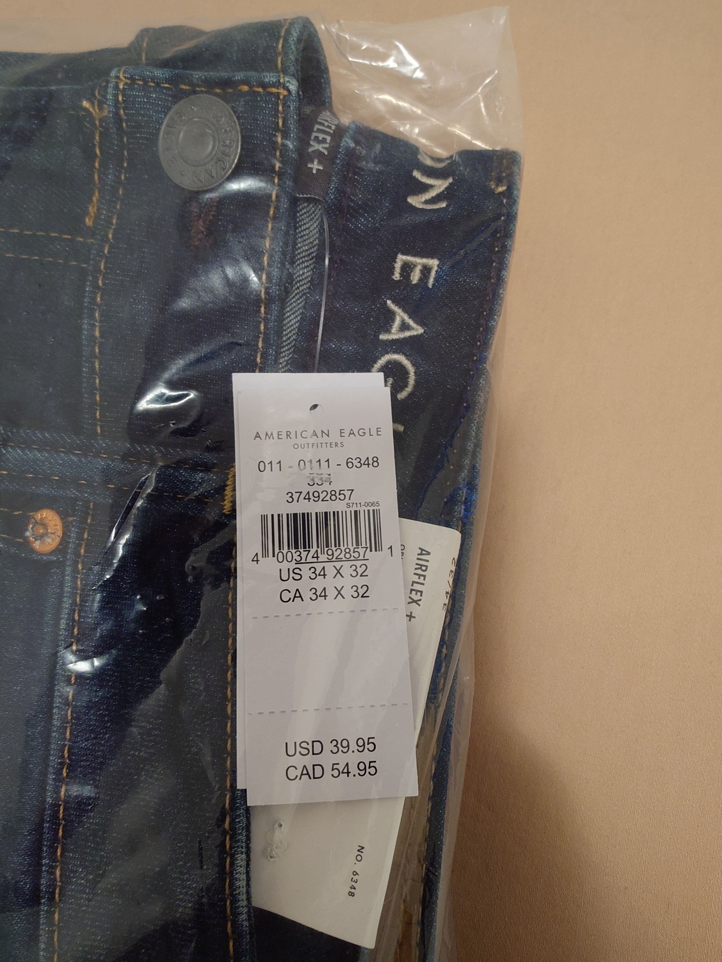 Jeans Blue Men's 34x32 American Eagle - photo 2