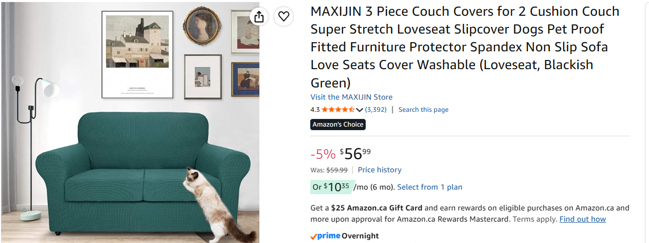 Slipcovers for 2 Sofa Cushions - photo 4