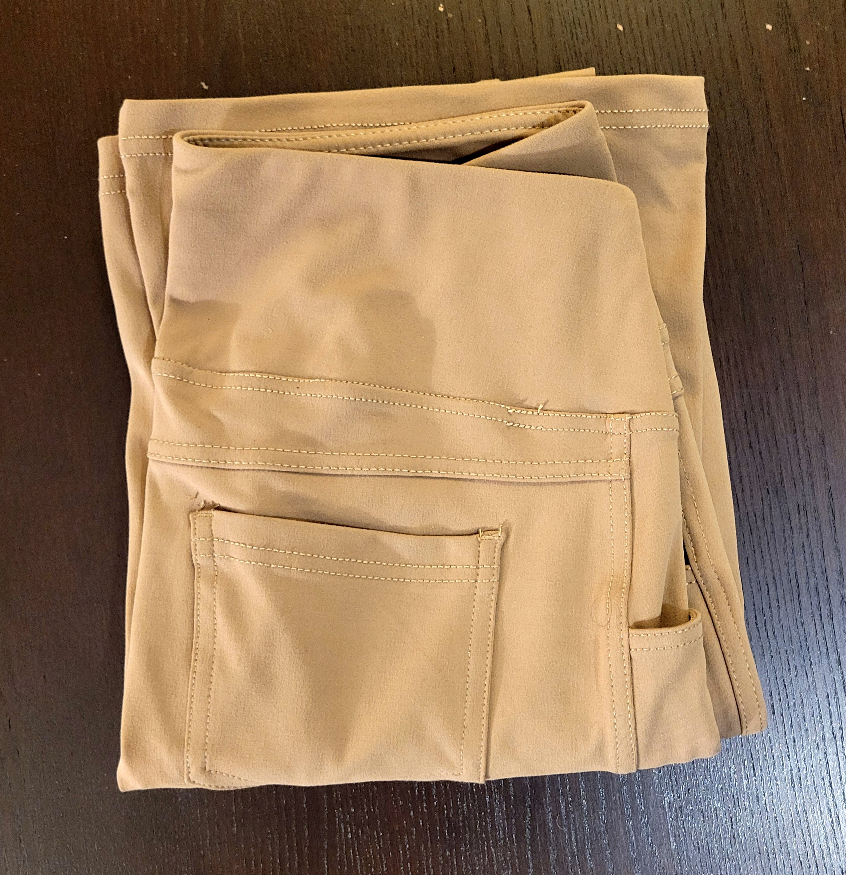 VOOVEEYA Beige Women's Leggings Bootleg Yoga Pants Flare (NEW) - photo 3