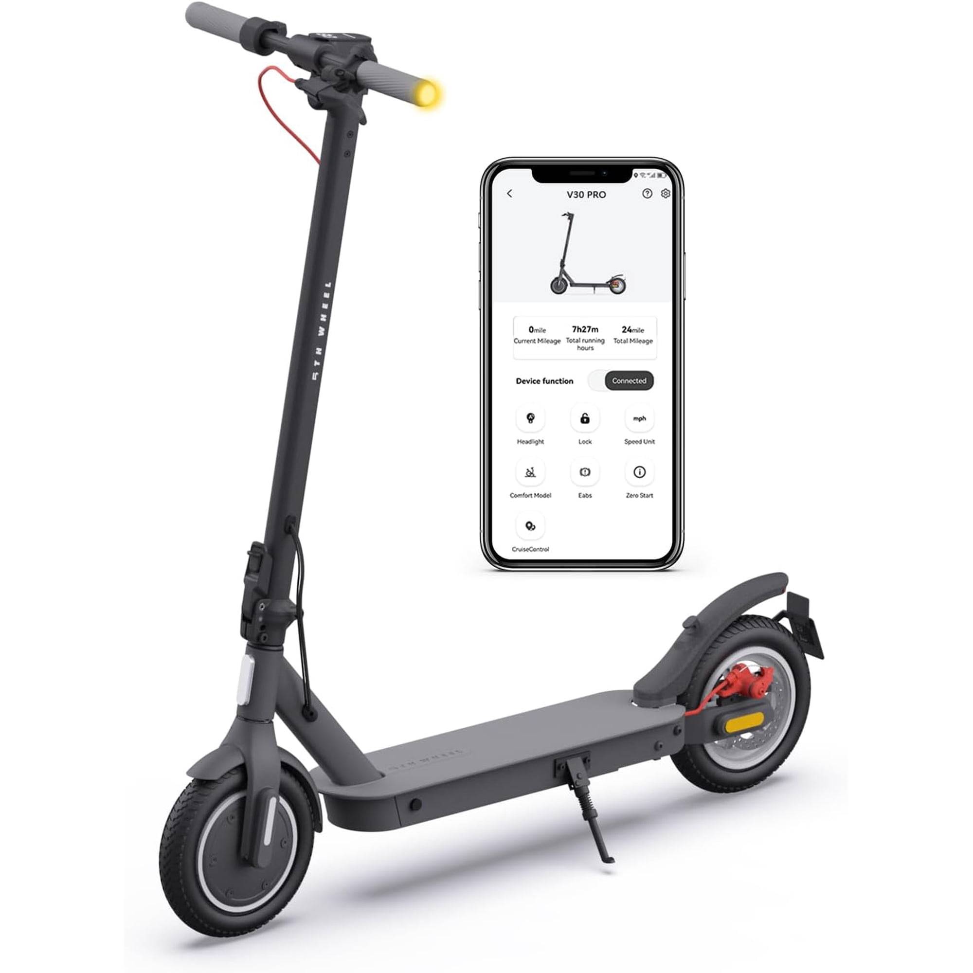 5TH WHEEL V30 PRO Electric Foldable Scooter  with Turn Signals