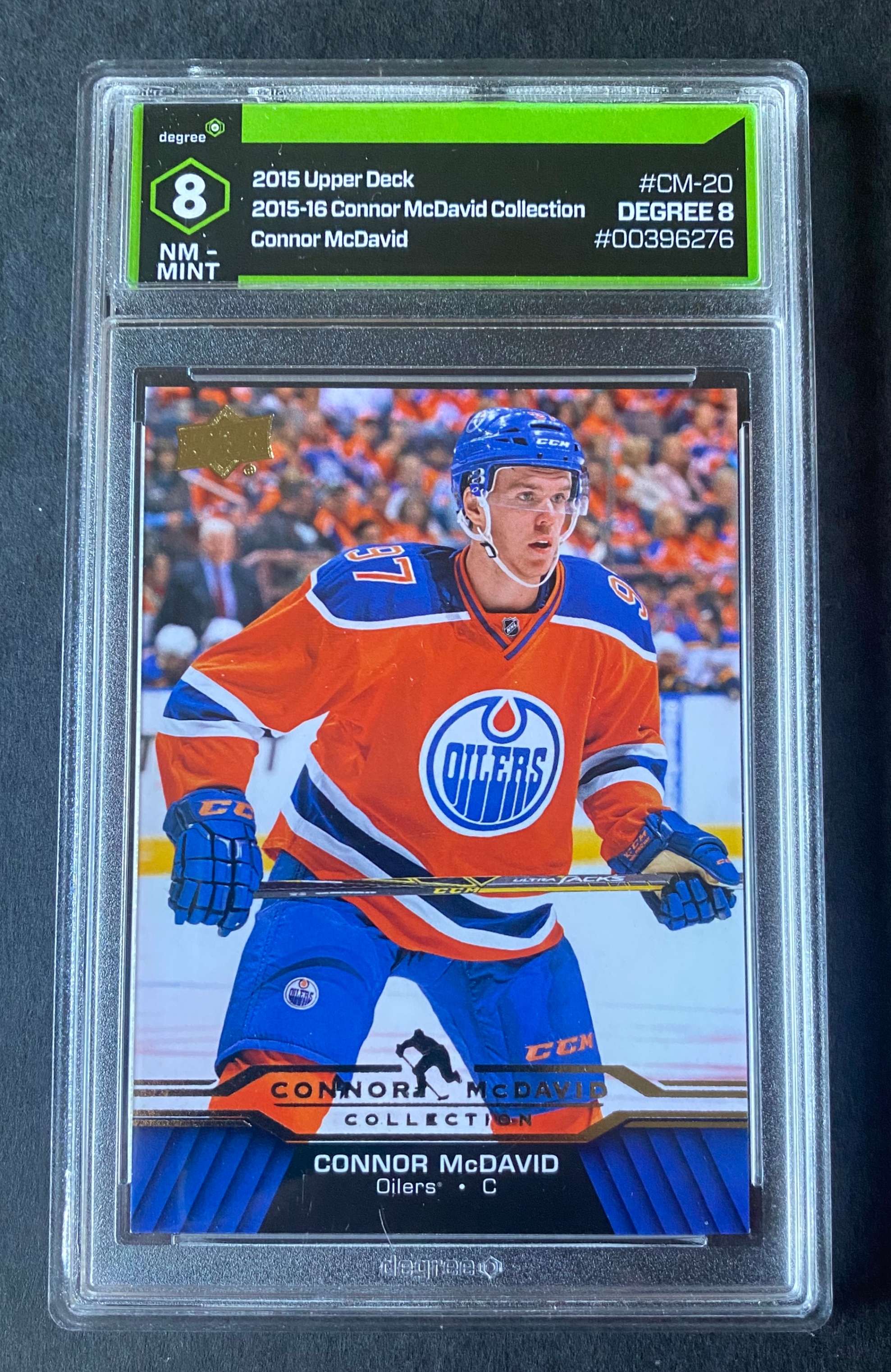 2015 Edmonton Oilers Connor Mcdavid Rookie #CM-20 Degree 8