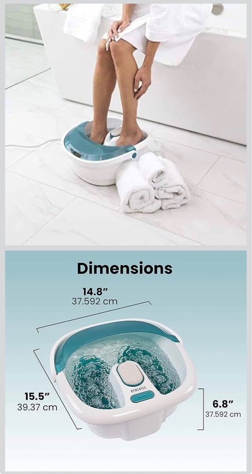 HoMedics Bubble Spa Elite Foot Bath (New) - photo 3