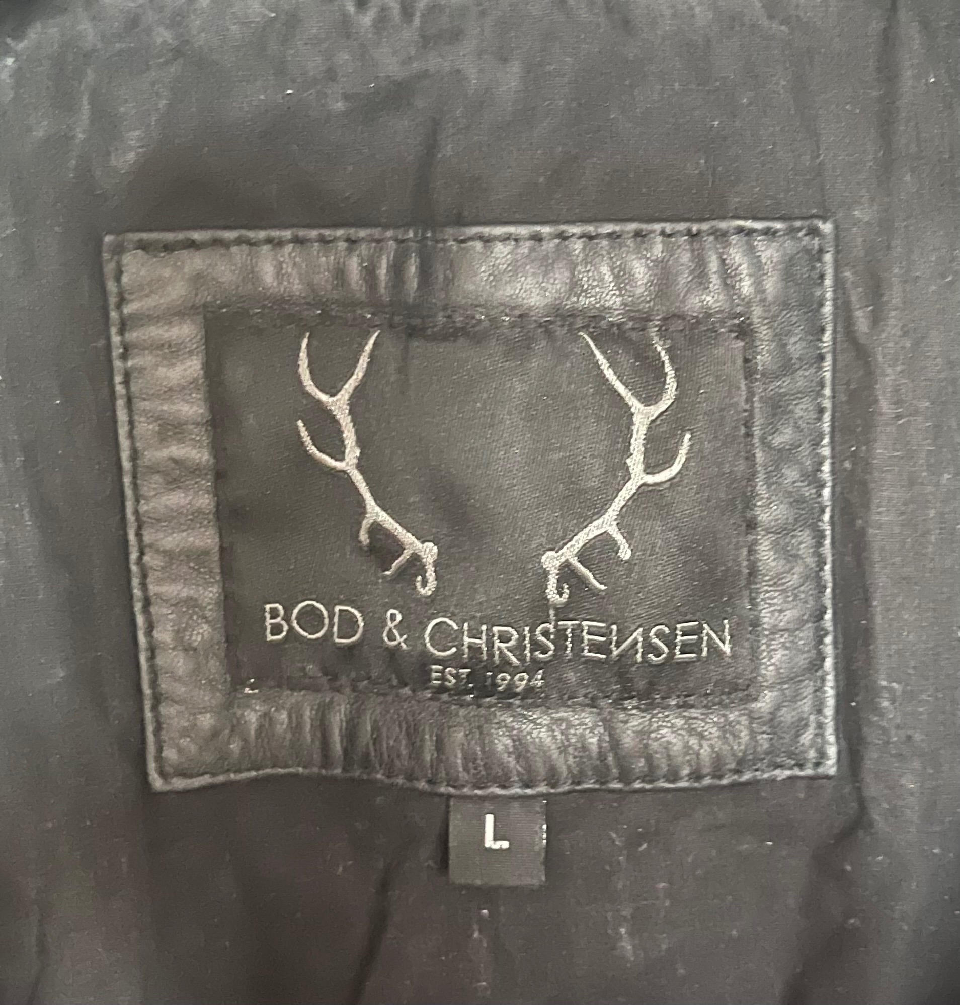 Bod & Christensen Real Sheepskin Leather Jacket (L) - photo 5