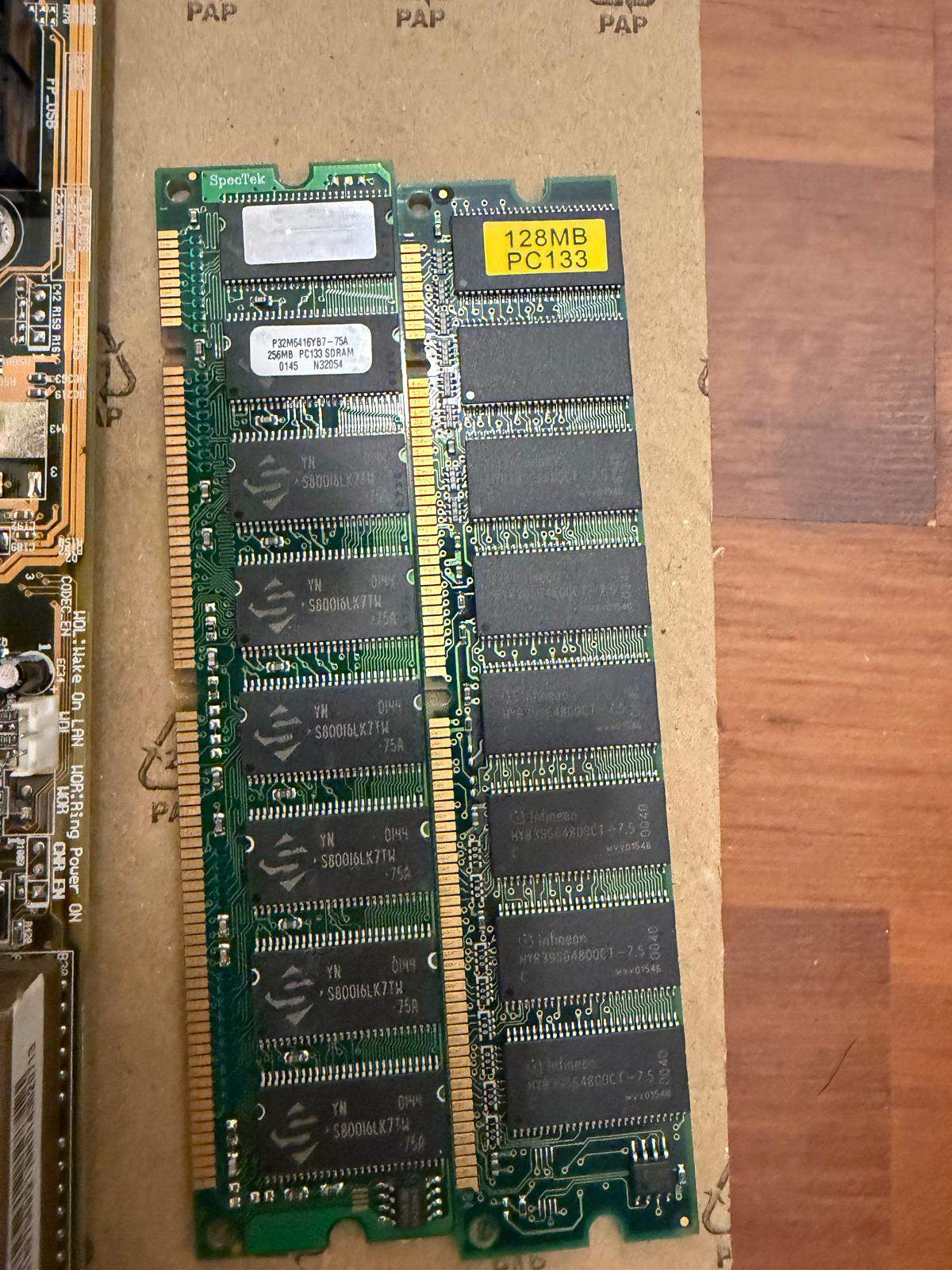 AS-IS (CPU + SD RAM [PC133] + Motherboard  +CPU Fan) - photo 4