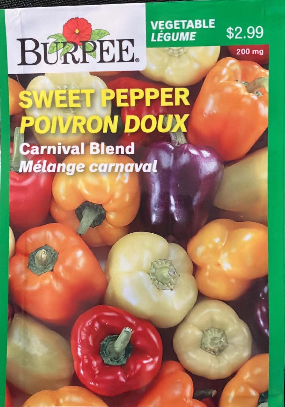 Sweet Pepper Carnival Blend Seeds