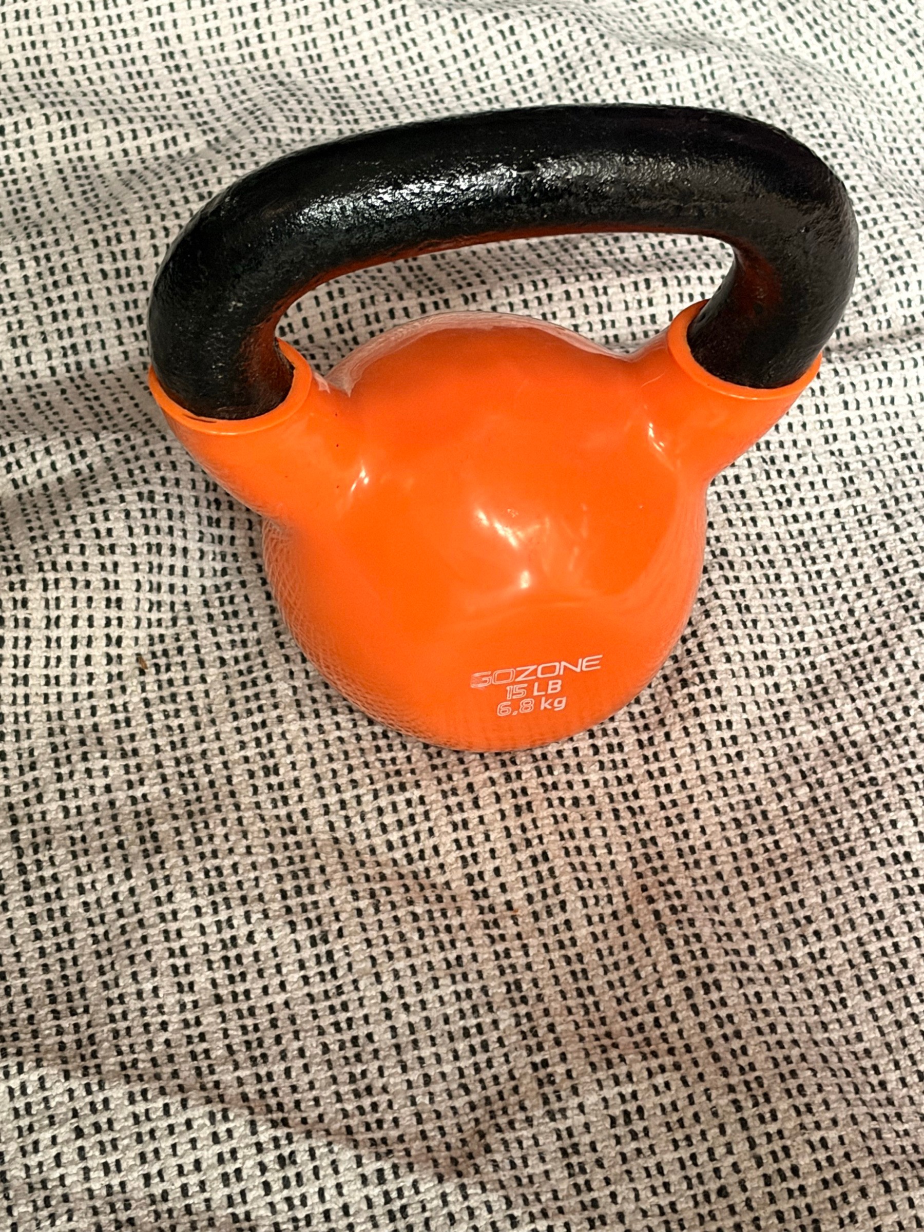 GoZone 15 lb vinyl-coated kettlebell - photo 3