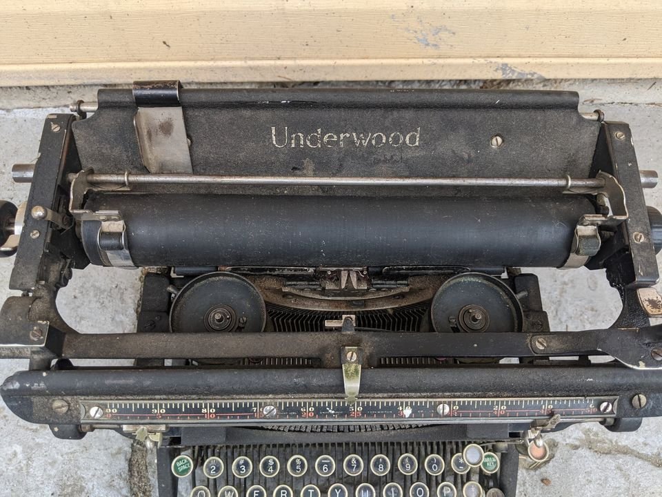 Antique Underwood typewriters, No. 5 by 1920 - photo 2