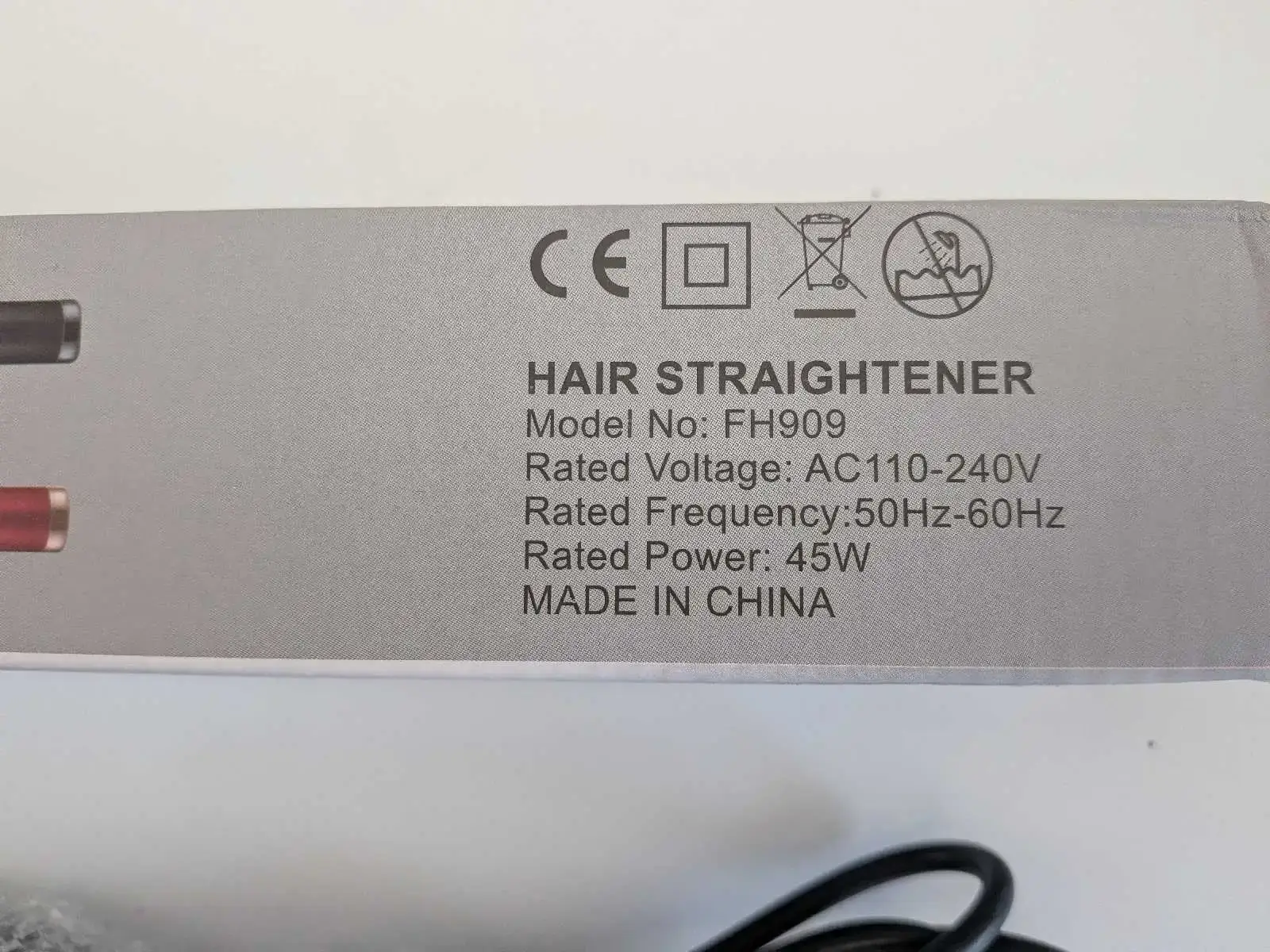 FH909 Hair Straightening Comb - photo 4