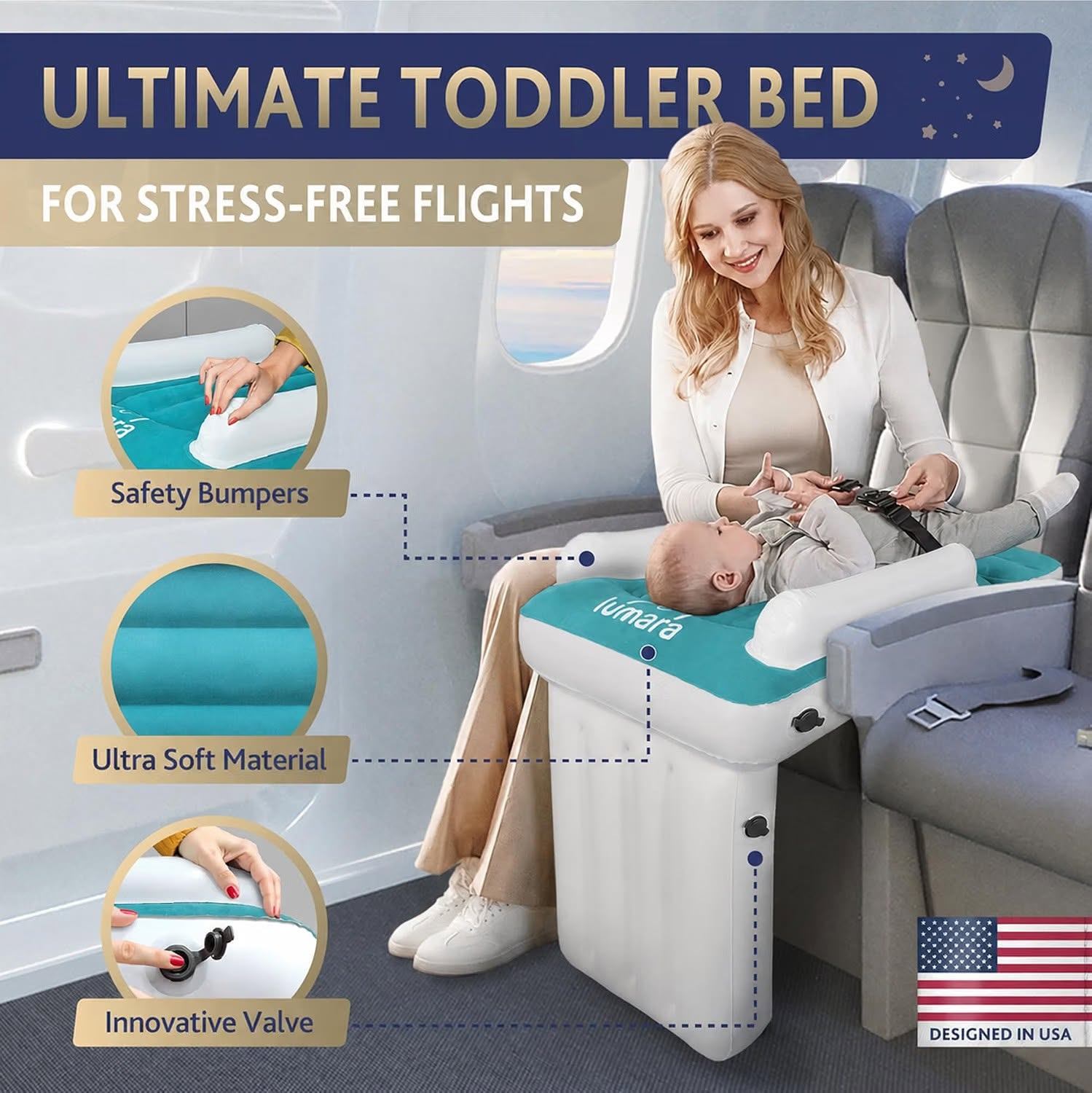 Inflatable Airplane Bed for Toddlers - photo 3