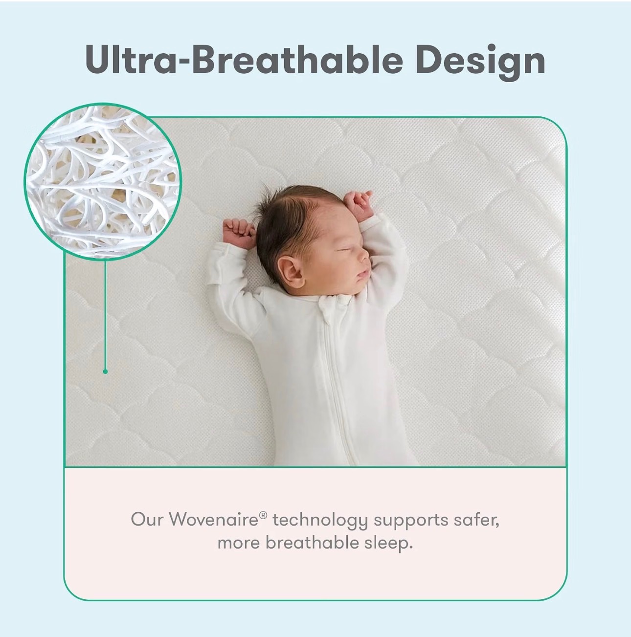 NEW: Newton Baby Toddler Crib Mattress Breathable & Washable - photo 3