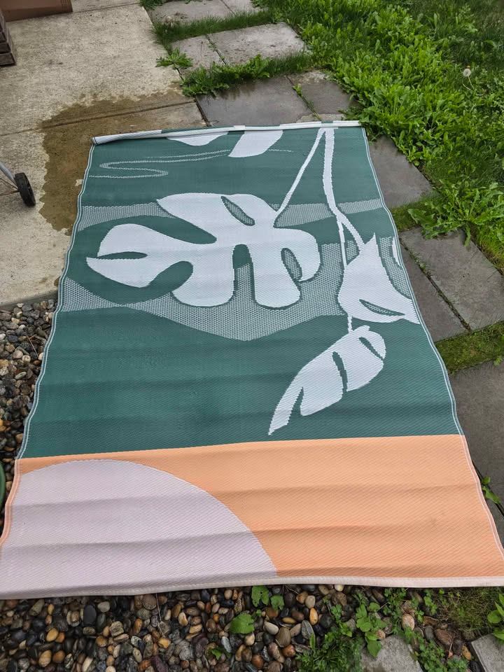 Monstera Leaf Outdoor Rug Carpet