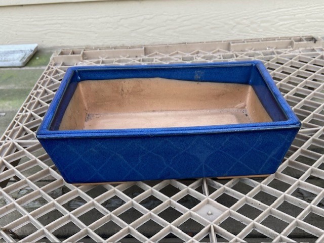 10" Glazed Bonsai Pot