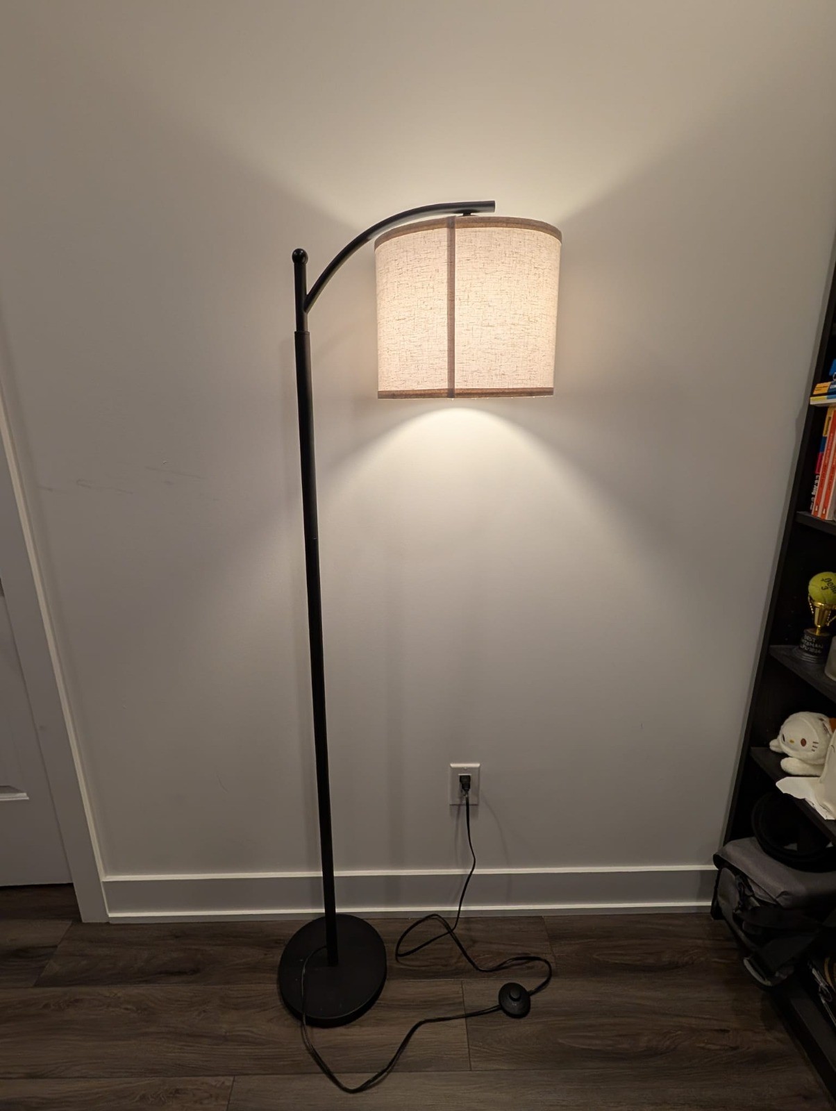 Modern Floor Lamp with Linen Shade