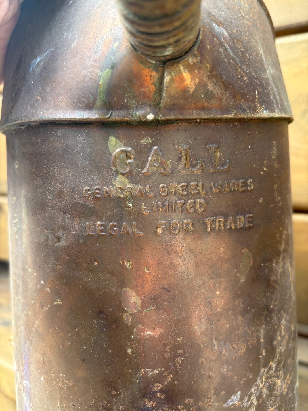 Vintage GSW General Steel Wares Oil Can