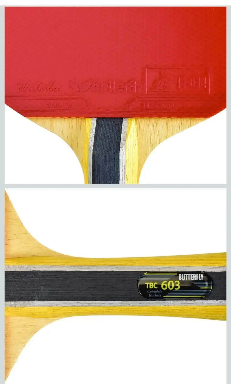 Butterfly TBC 603 Table Tennis Racket Set - photo 2