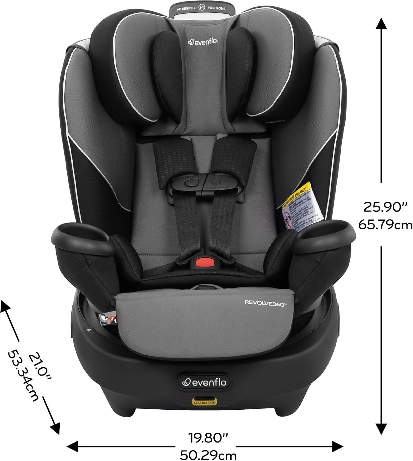 Evenflo Revolve360 – Rotational All‑In‑One Convertible Car Seat - photo 2