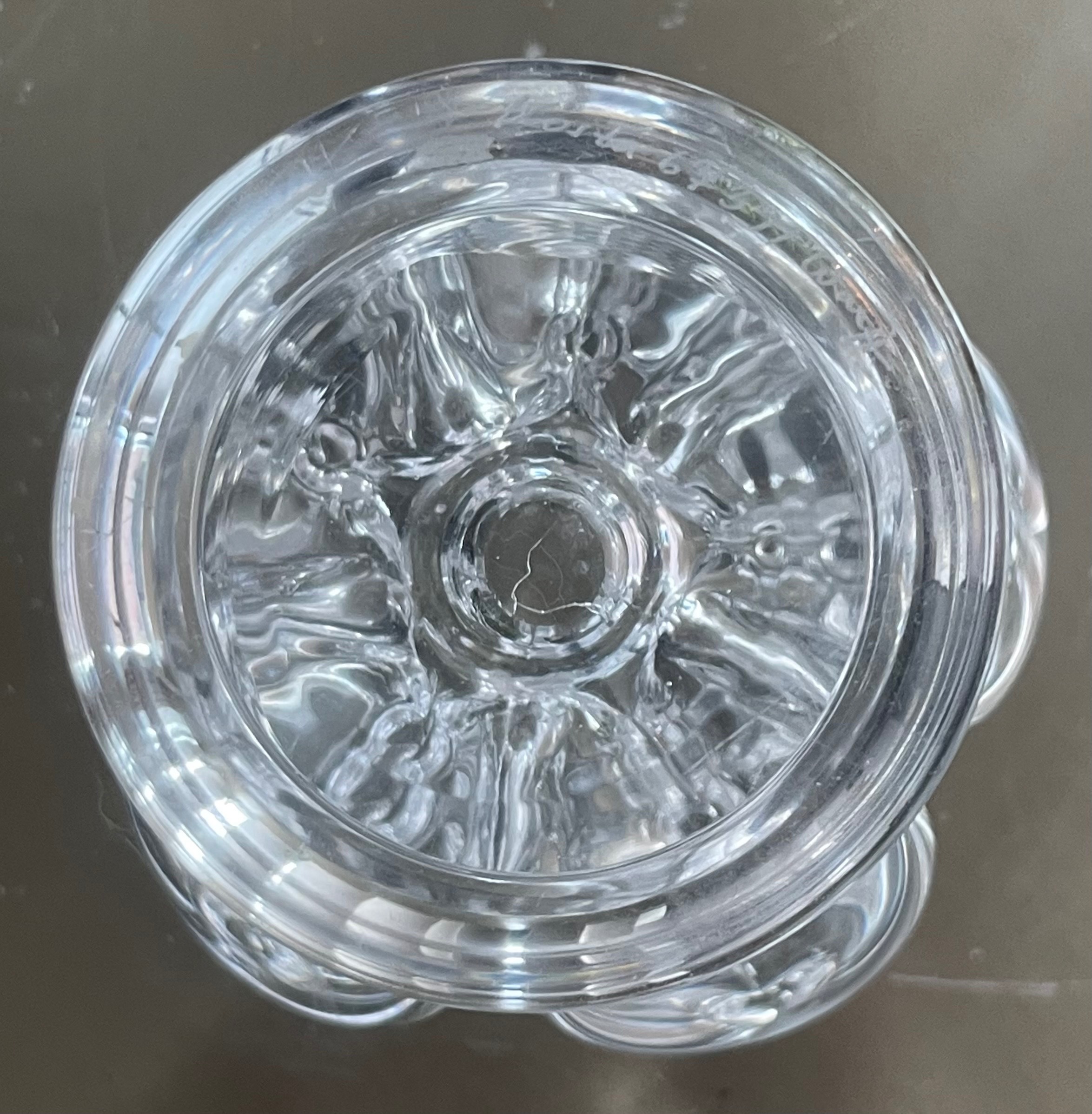Signed Kosta Swedish Crystal Tulip Candle Holder - photo 4