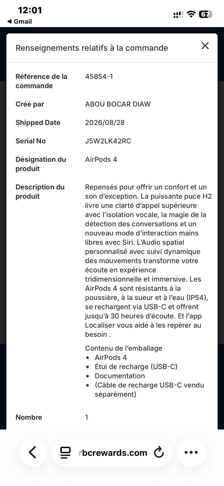 AirPods 4 avec réduction de bruit ANC – NEUFS – Garantie 2027 - photo 4