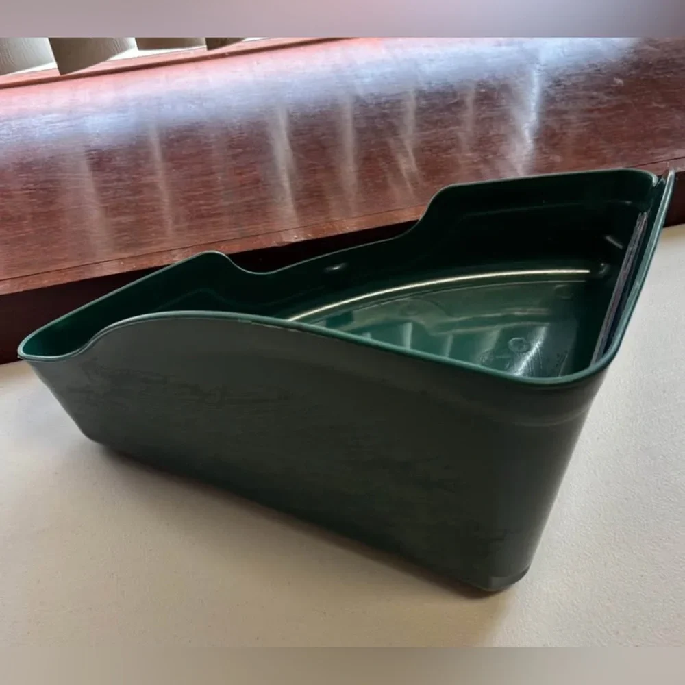 Kaytee Small Animal Hi-Corner Large Litter Pan Dark Green - photo 3