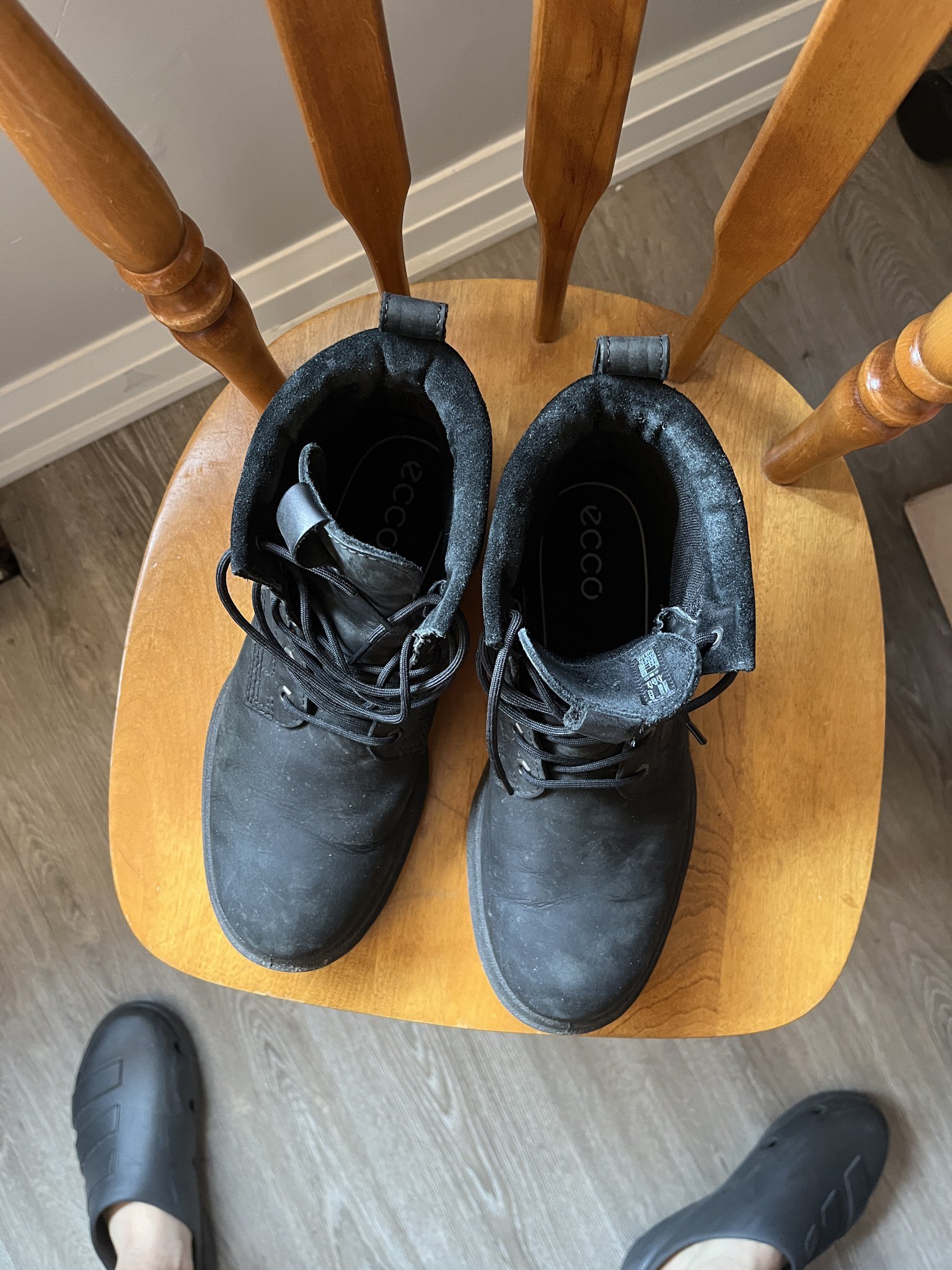 ECCO Black Lace-Up Boots – EU 42 - photo 2