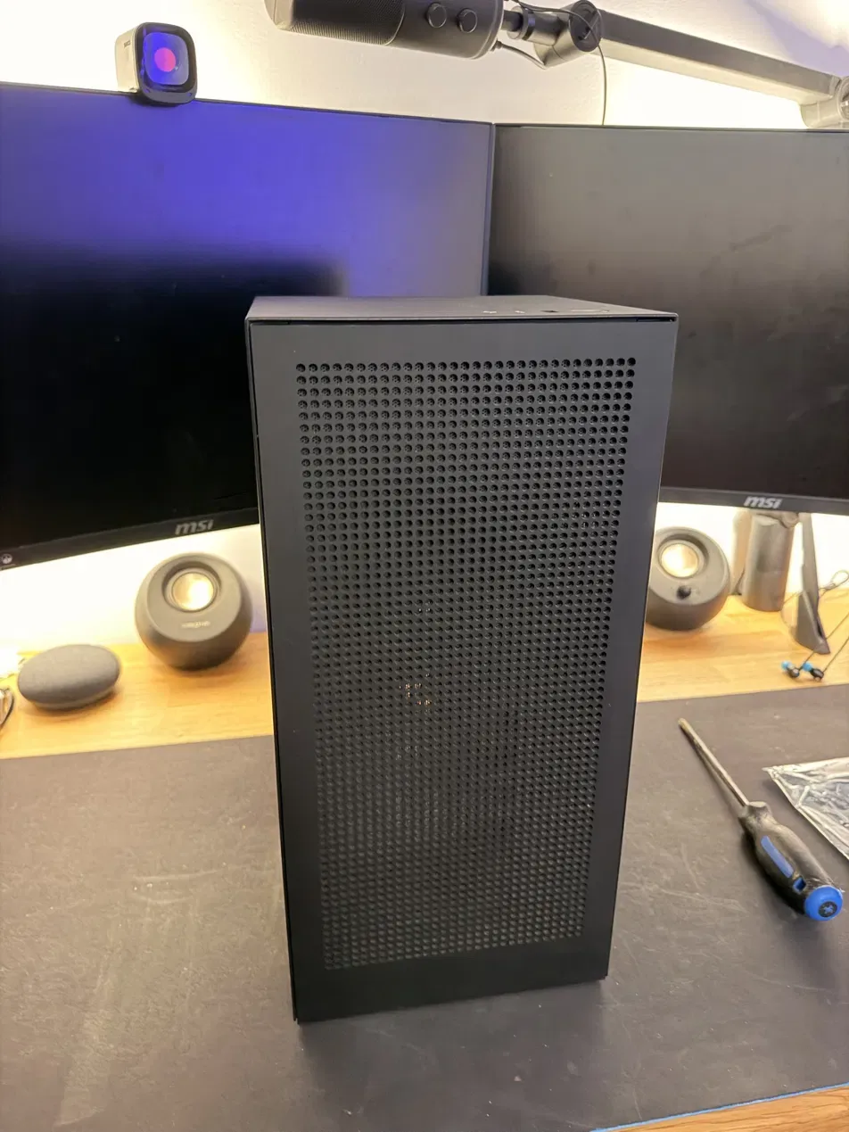 NZXT H1 Case - Custom Modded (Vented Front Panel, Rear Fan Ext.)