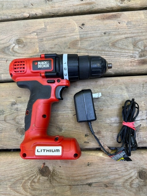 Black & Decker 7.2V Lithium Cordless Drill/Driver